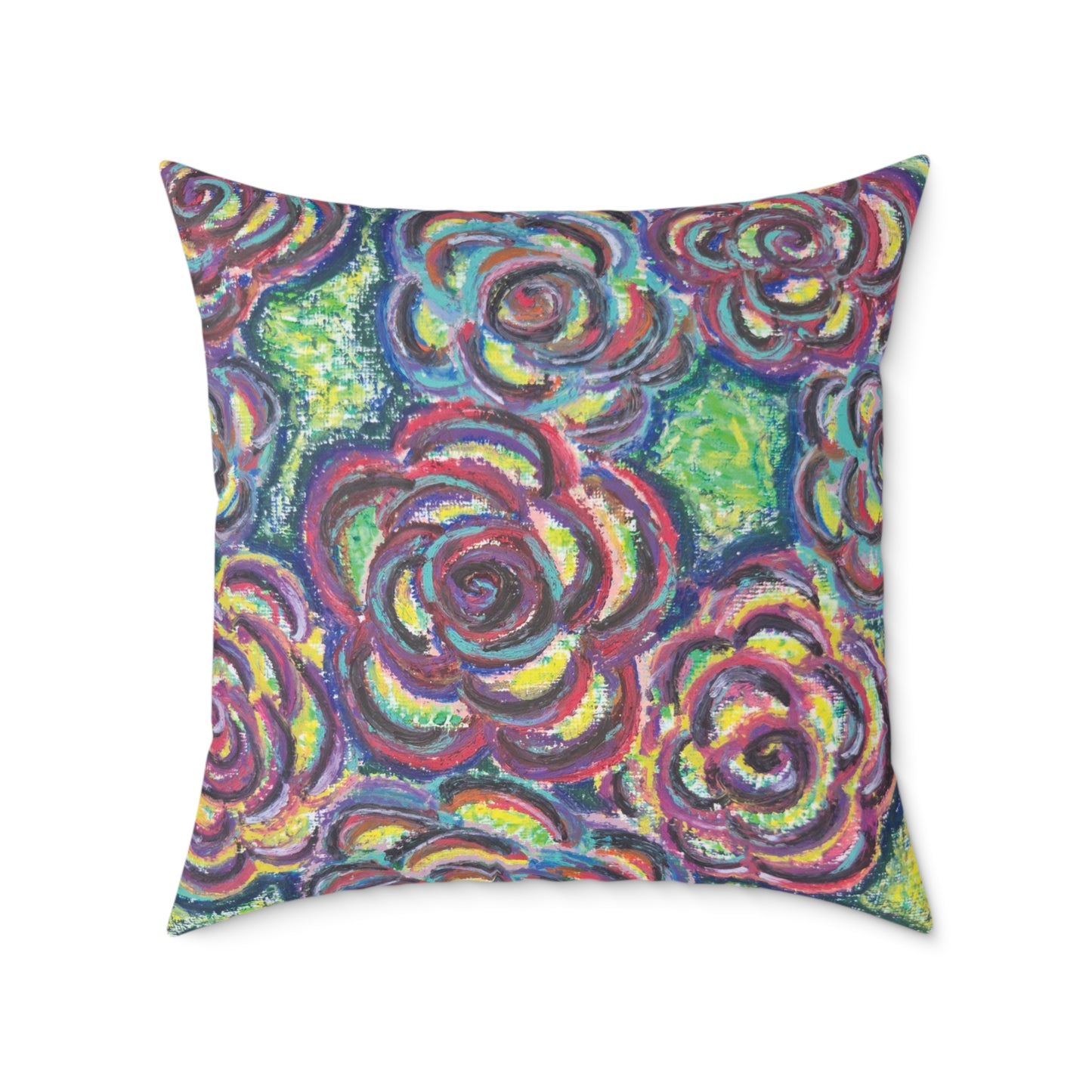 Art Pillow - Garden Roses