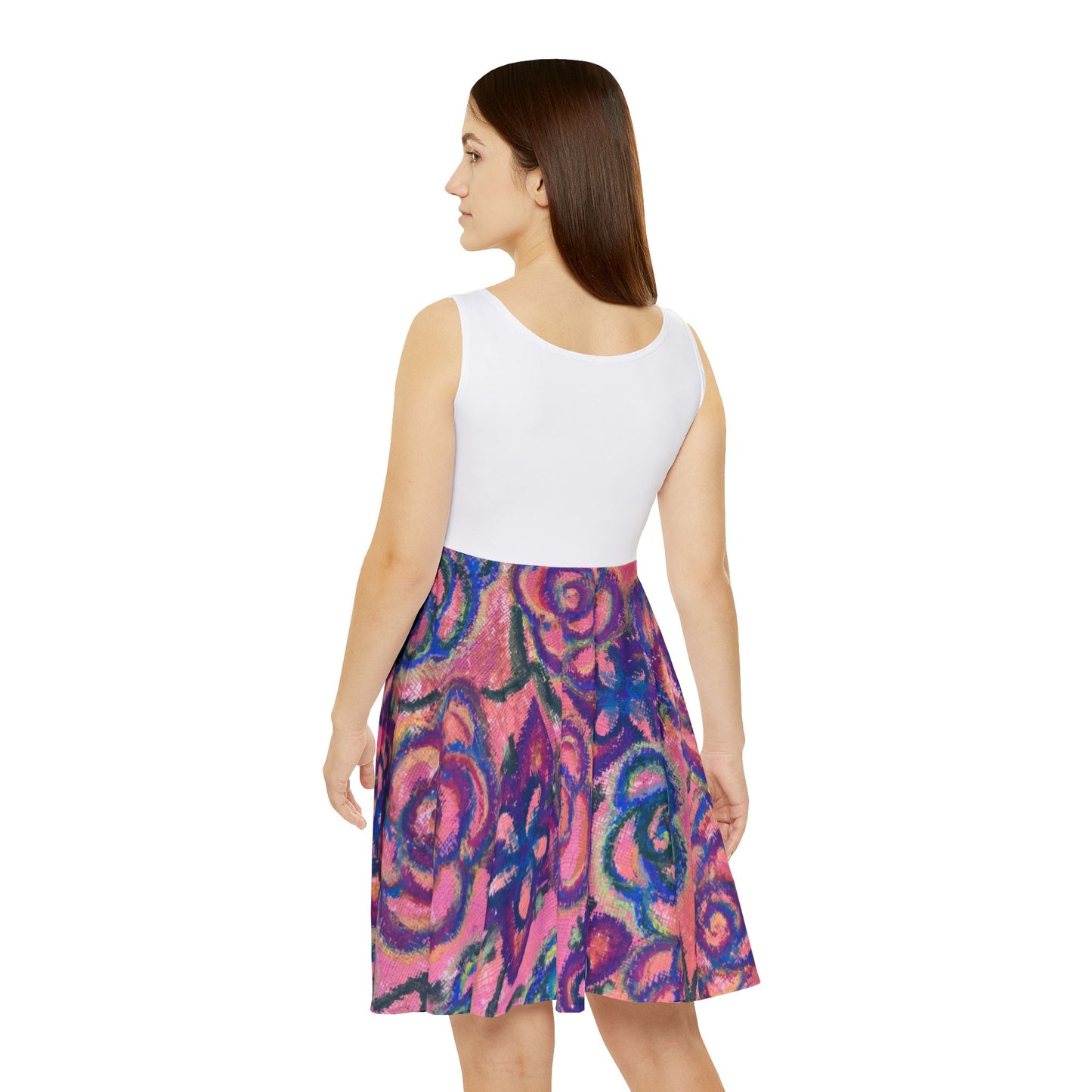 Art Skater Dress - Mystical Roses