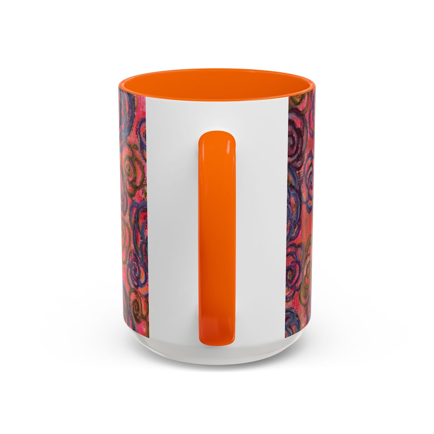 Art Accent Mug - Electric Pink Roses