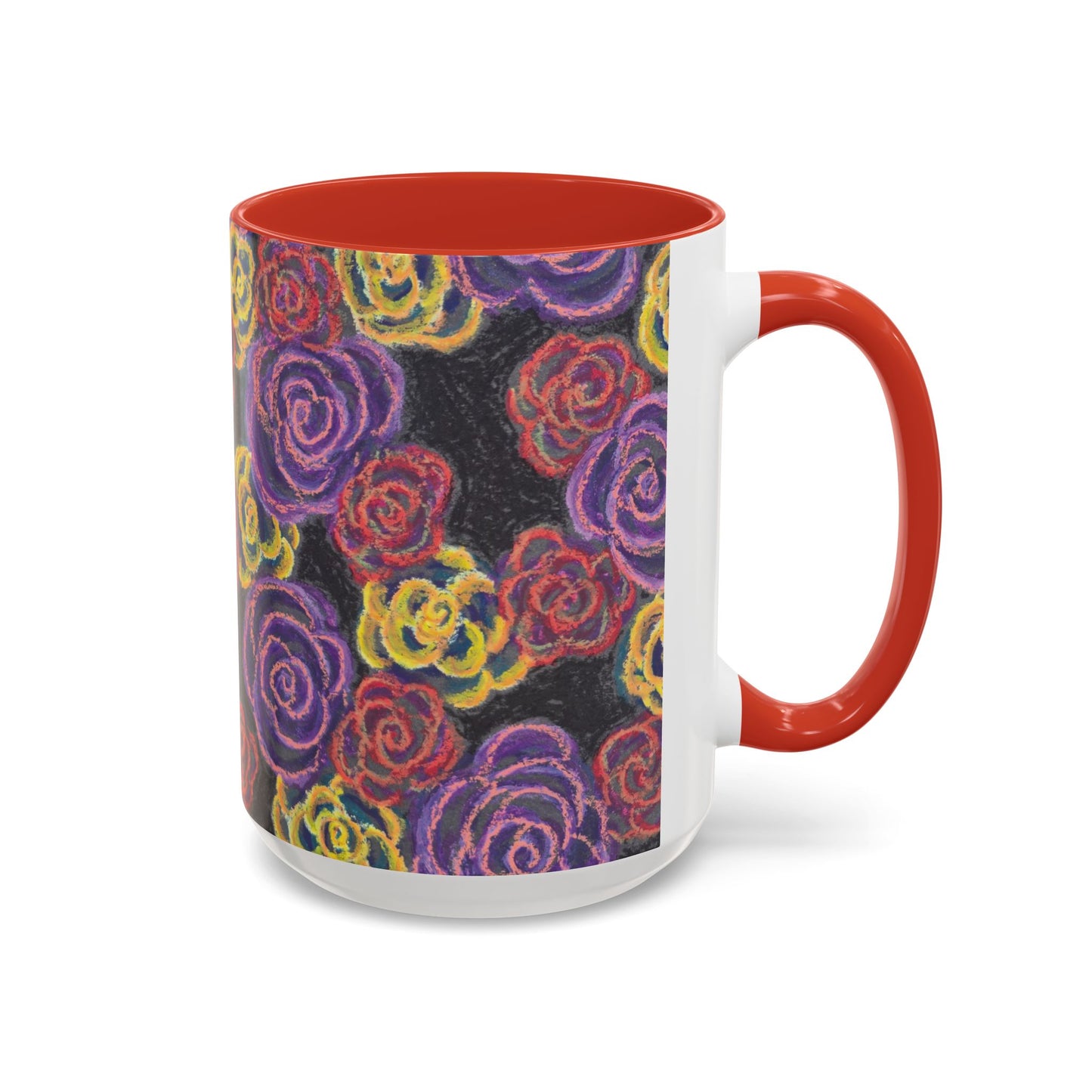 Art Accent Mug - Midnight Roses