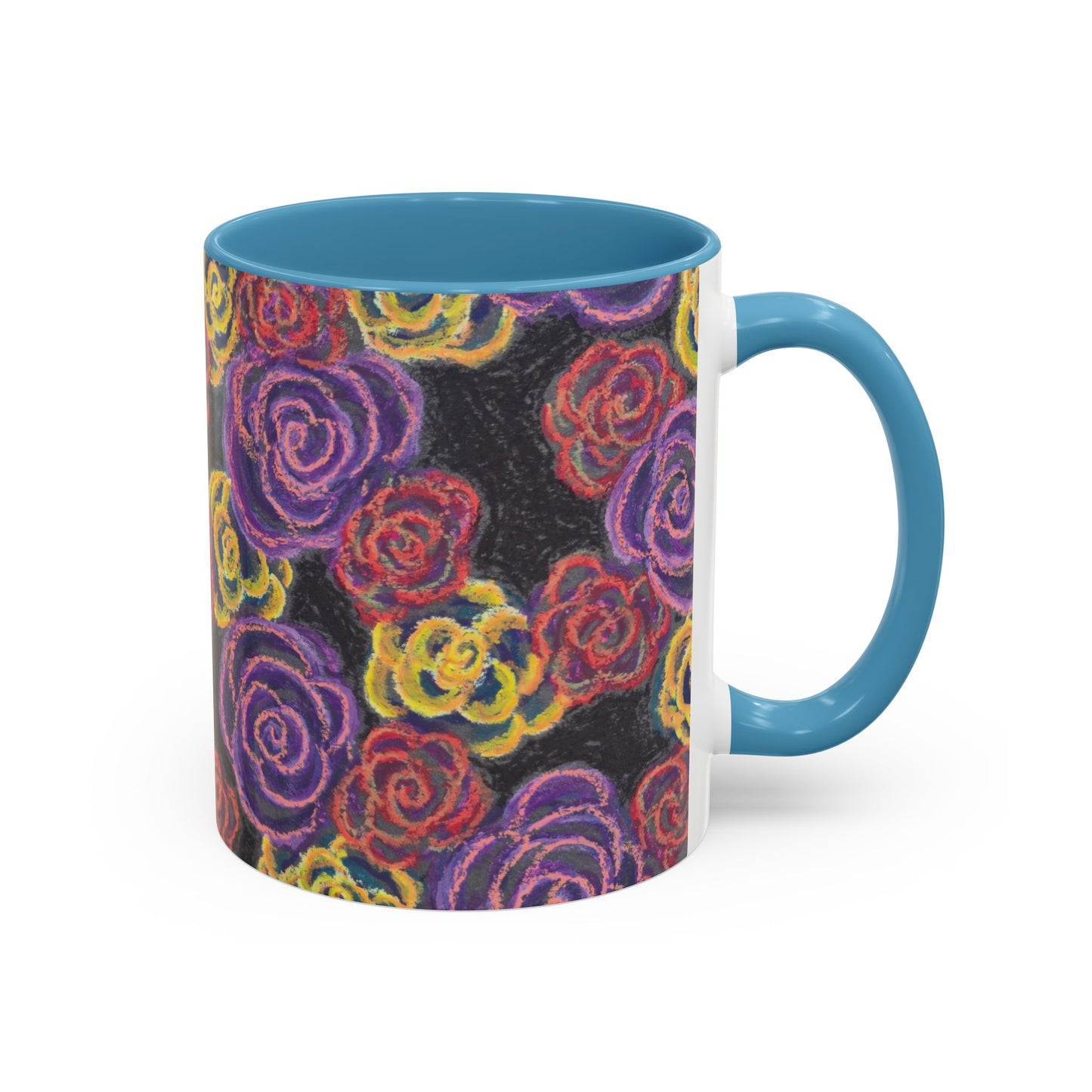Art Accent Mug - Midnight Roses