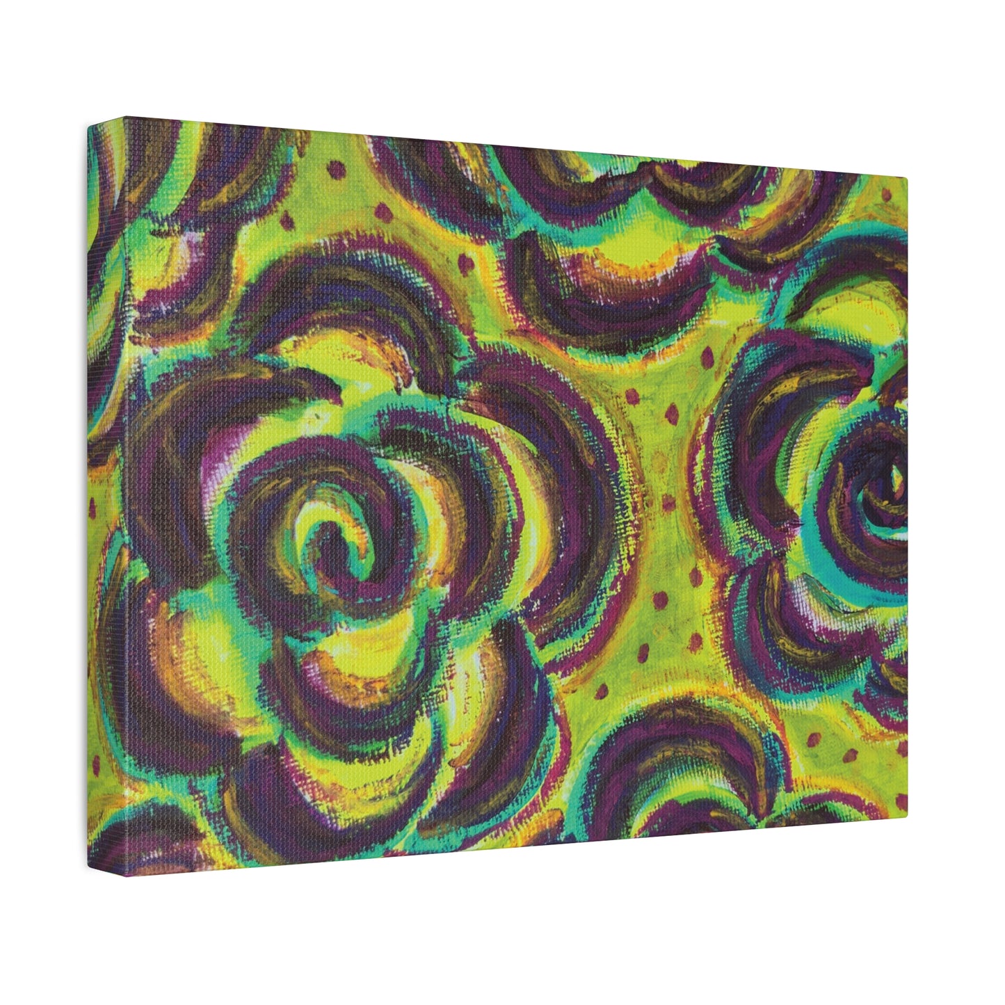 Art Canvas - Peridot Roses