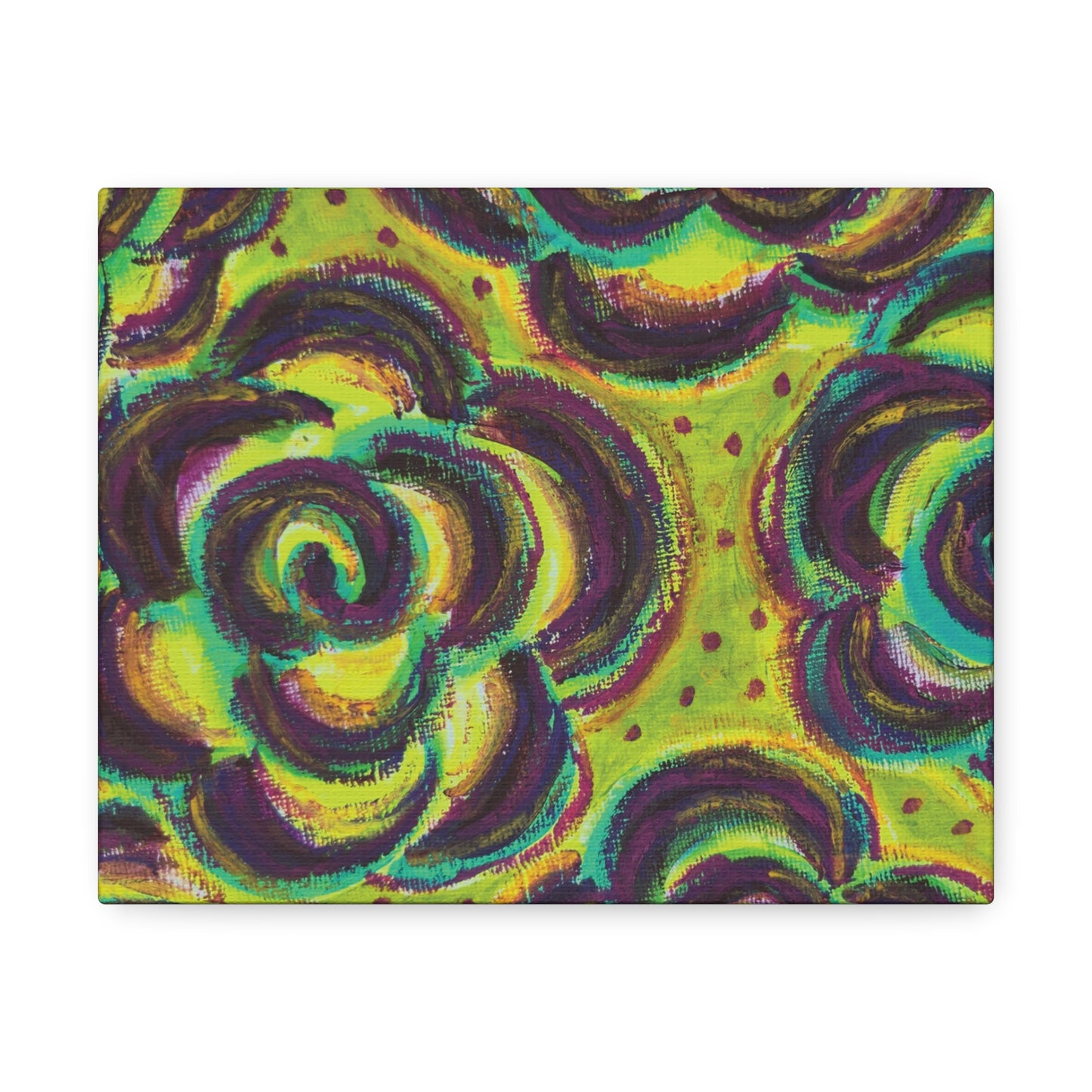 Art Canvas - Peridot Roses