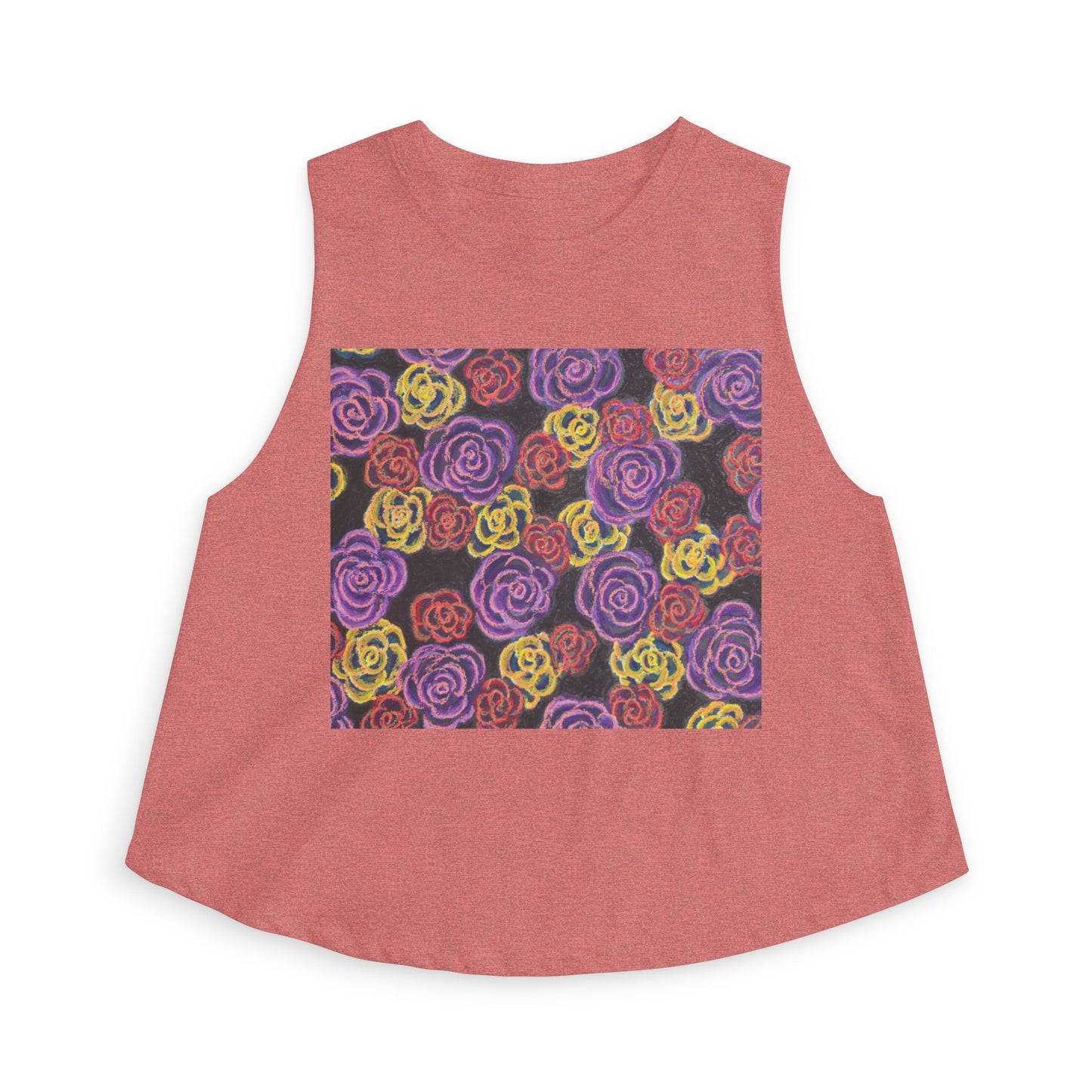 Art Women's Crop Top - Midnight Roses