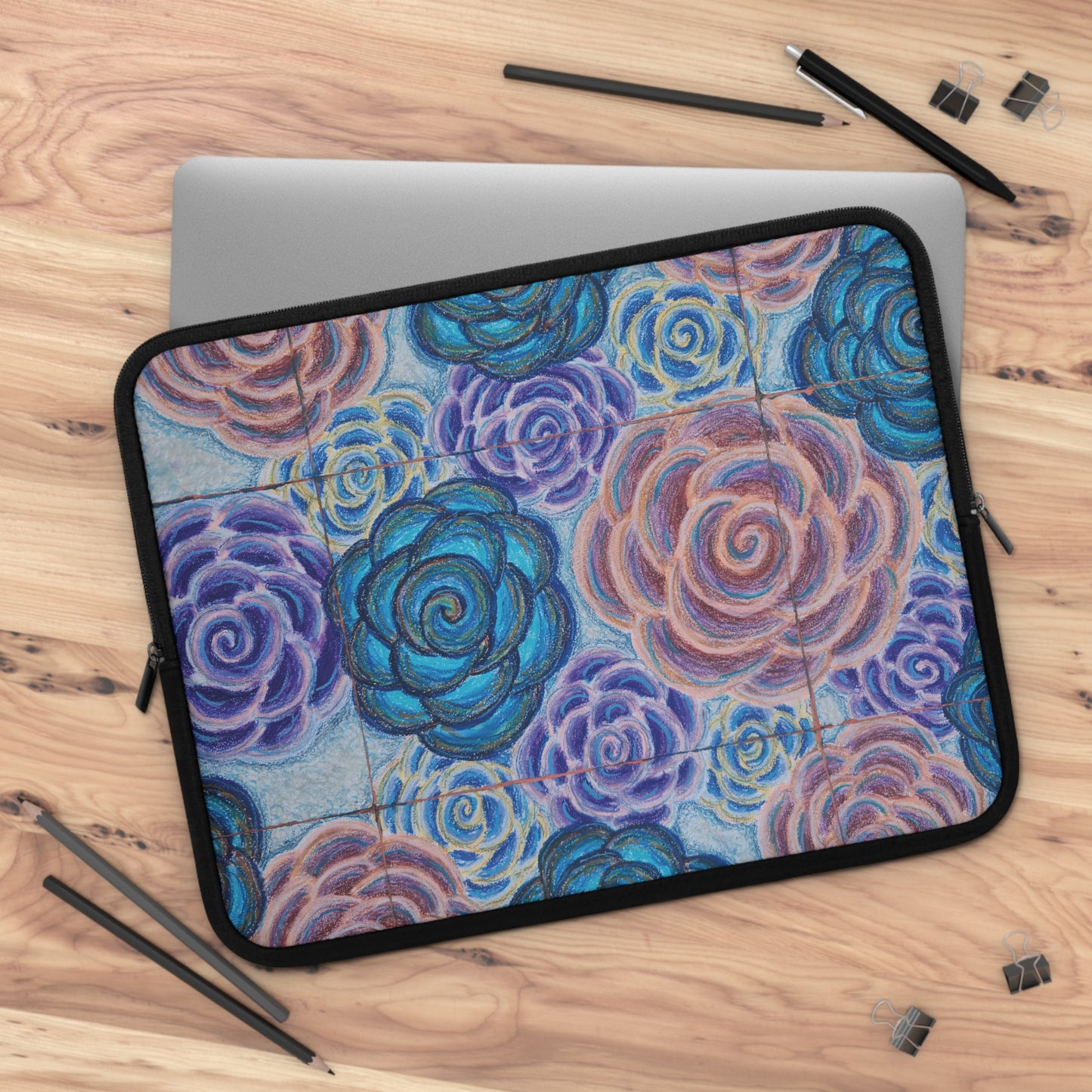 Art Laptop/Tablet Sleeve - Hometown Roses