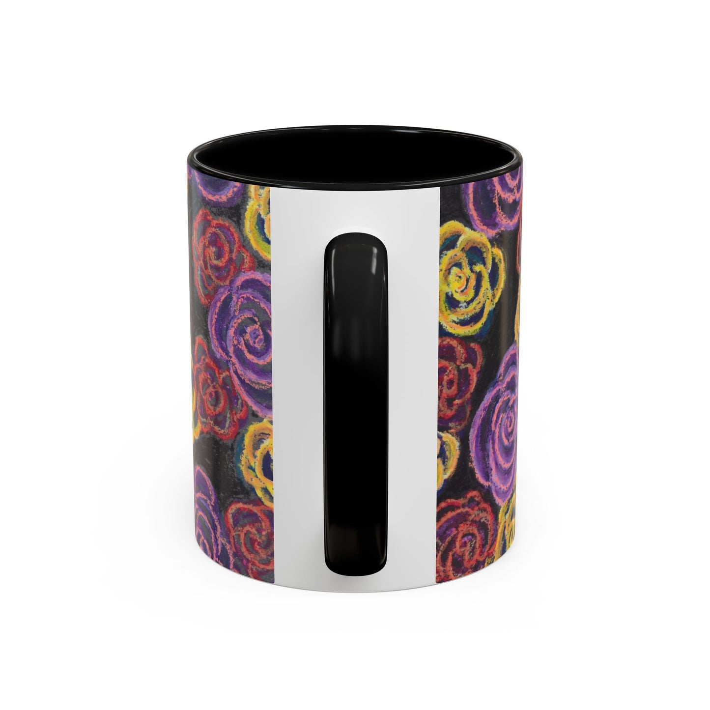 Art Accent Mug - Midnight Roses