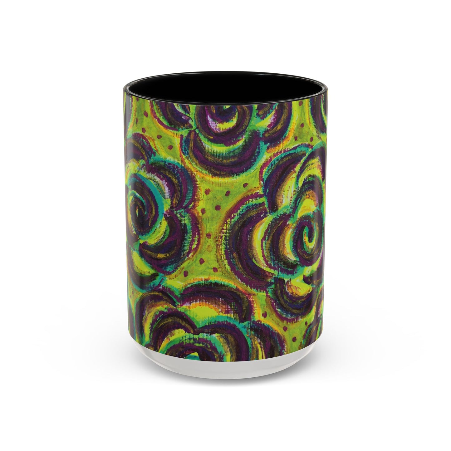 Art Accent Mug -  Peridot Roses