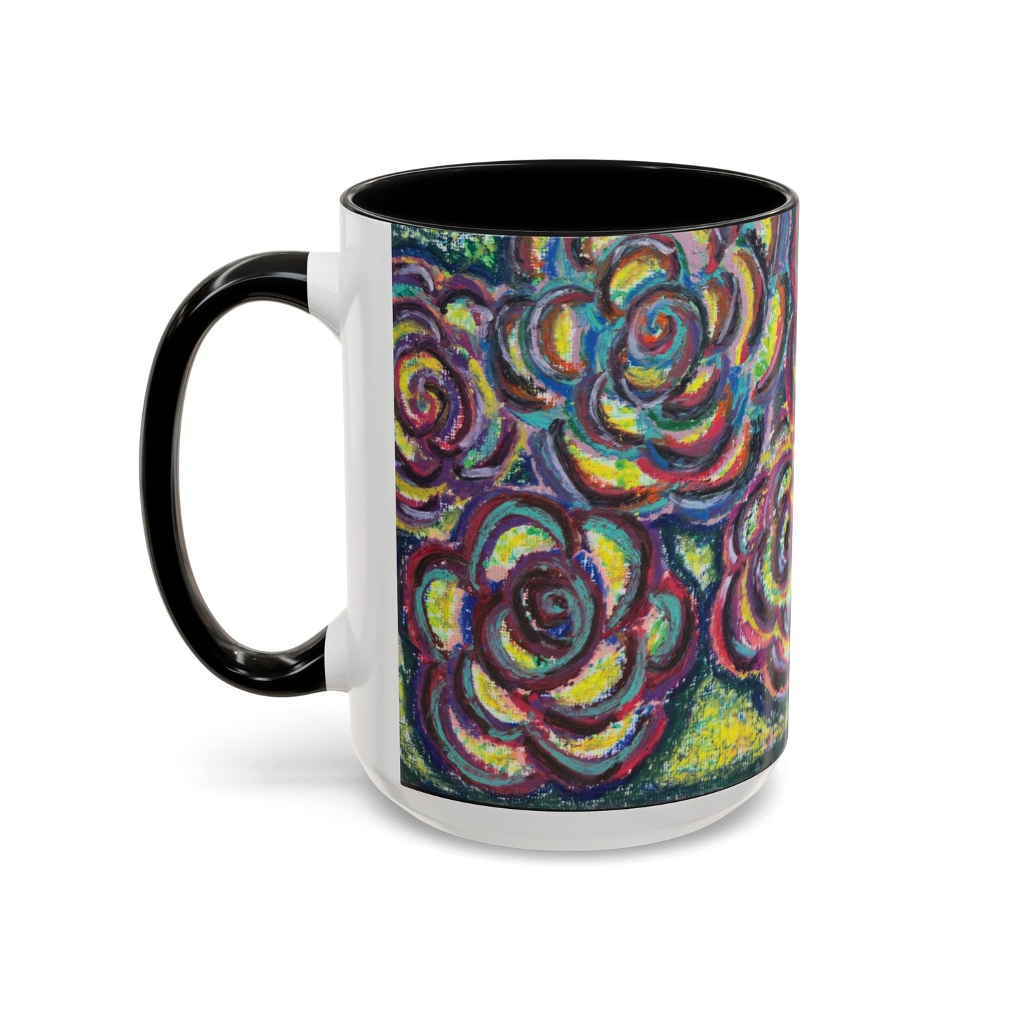Art Accent Mug - Garden Roses