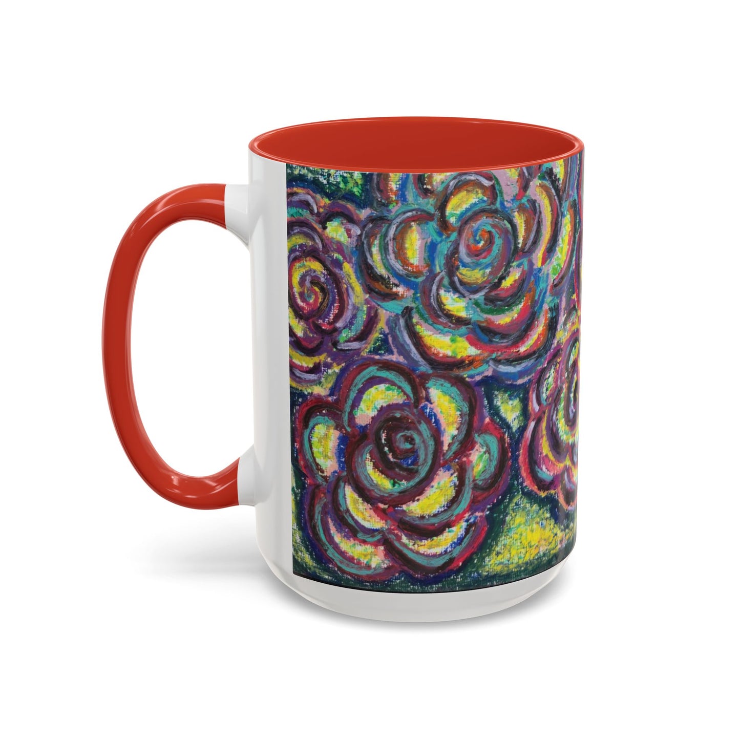 Art Accent Mug - Garden Roses