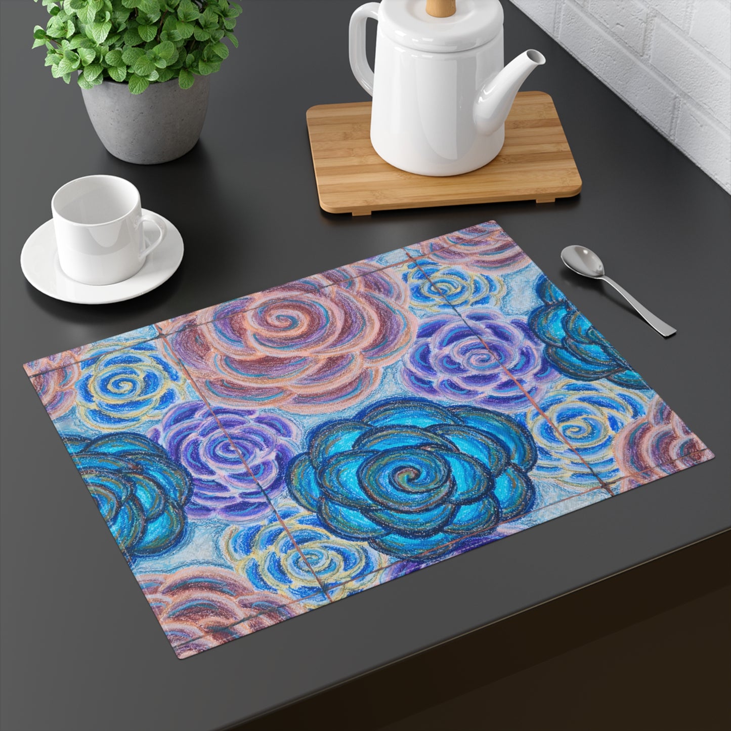Art Placemat - Hometown Roses