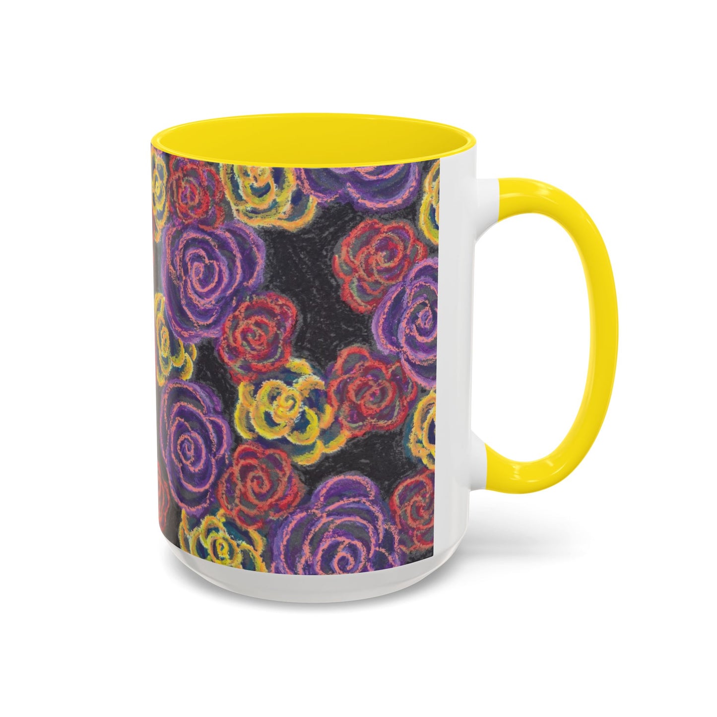 Art Accent Mug - Midnight Roses