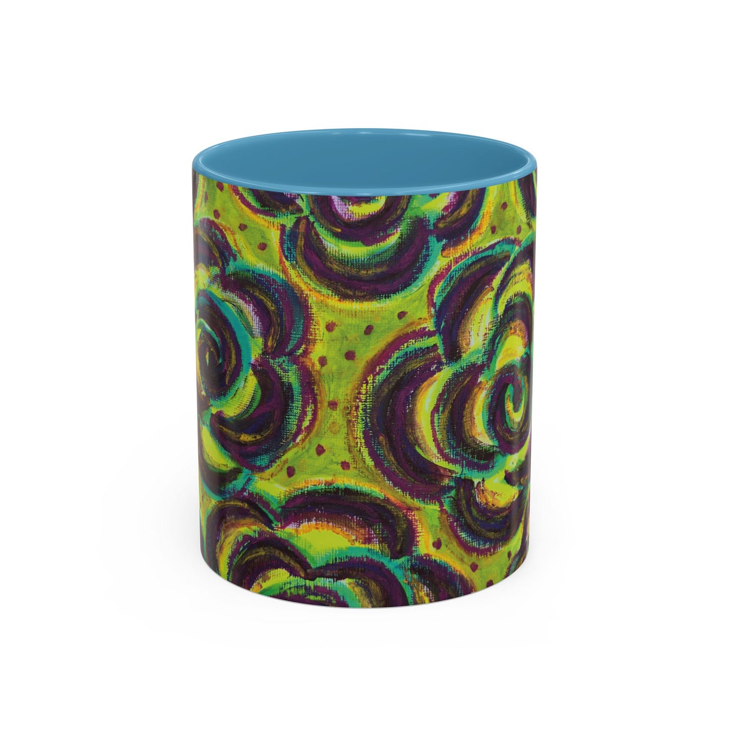 Art Accent Mug -  Peridot Roses