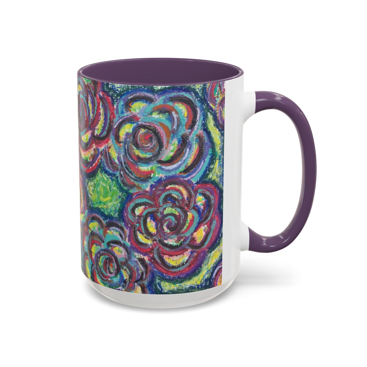 Art Accent Mug - Garden Roses
