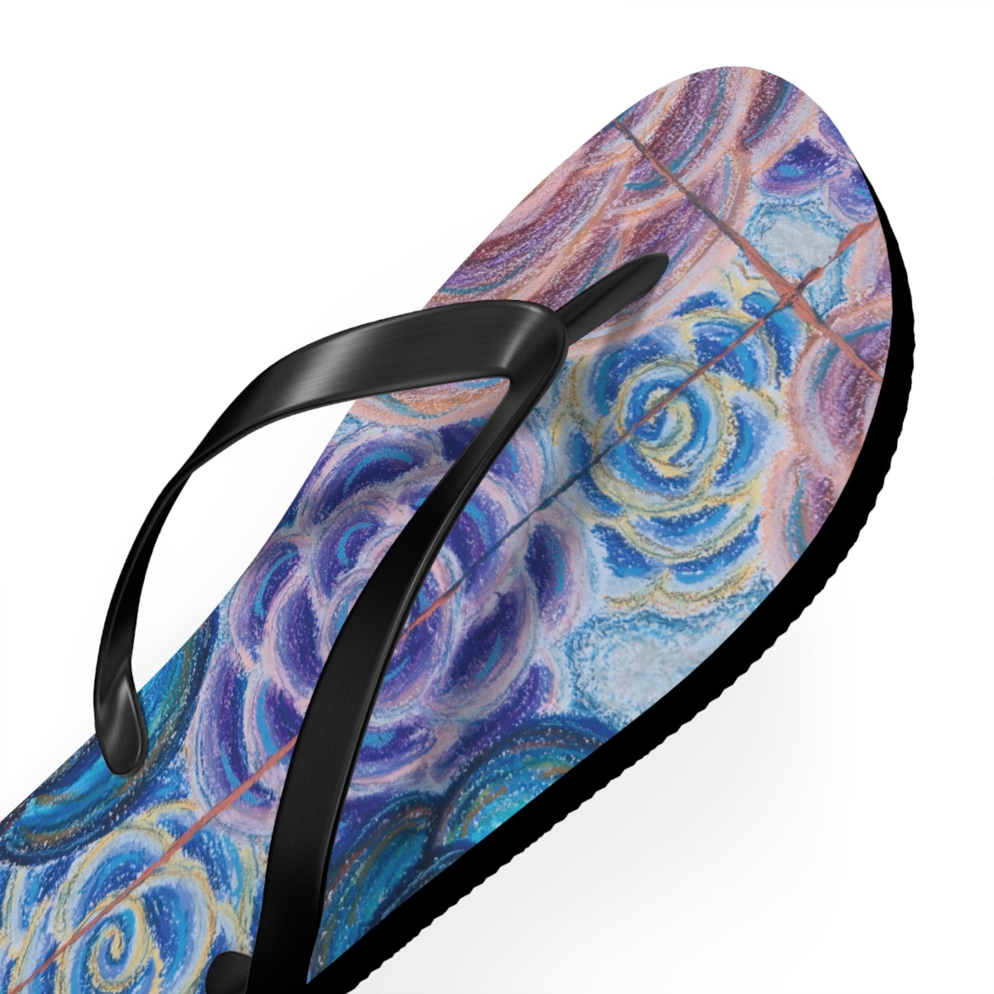 Art Flip Flops - Hometown Roses