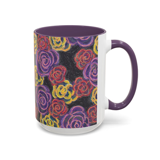 Art Accent Mug - Midnight Roses
