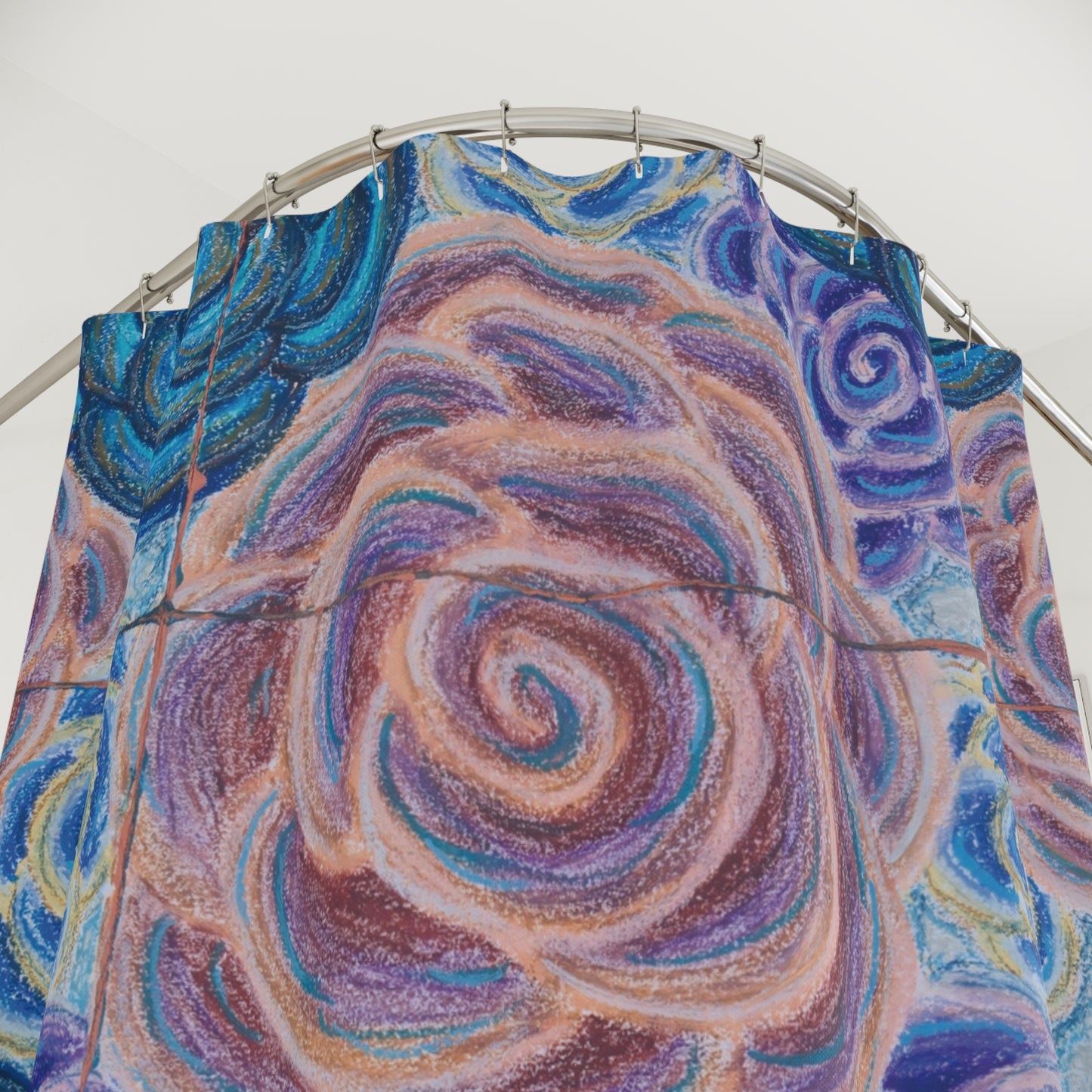 Art Shower Curtain - Hometown Roses