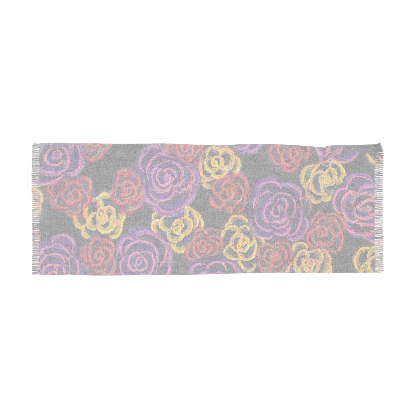 Art Scarf - Midnight Roses