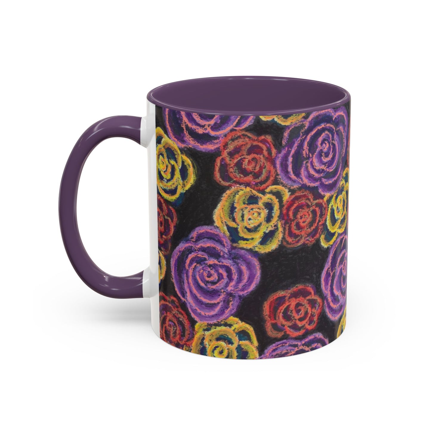 Art Accent Mug - Midnight Roses