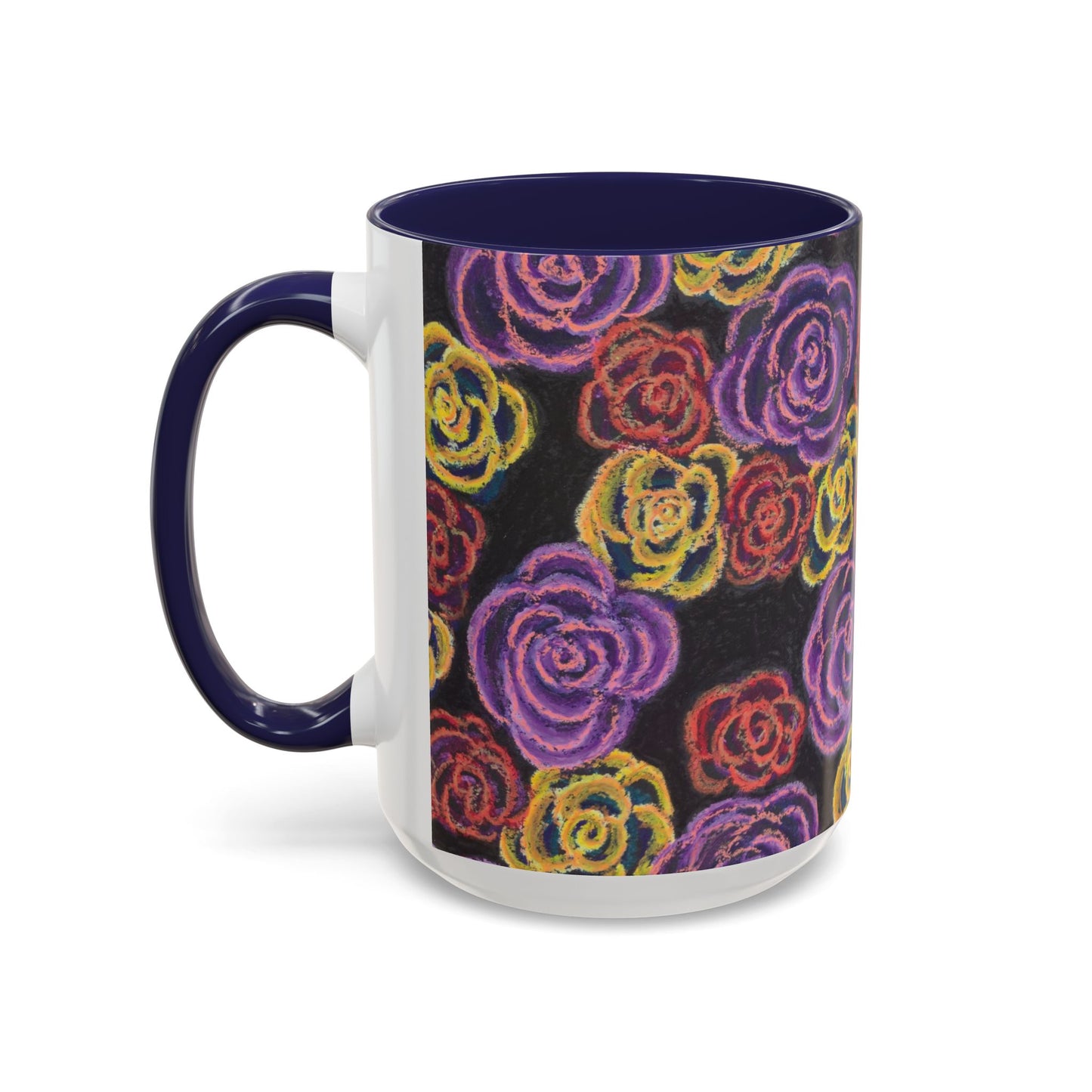 Art Accent Mug - Midnight Roses