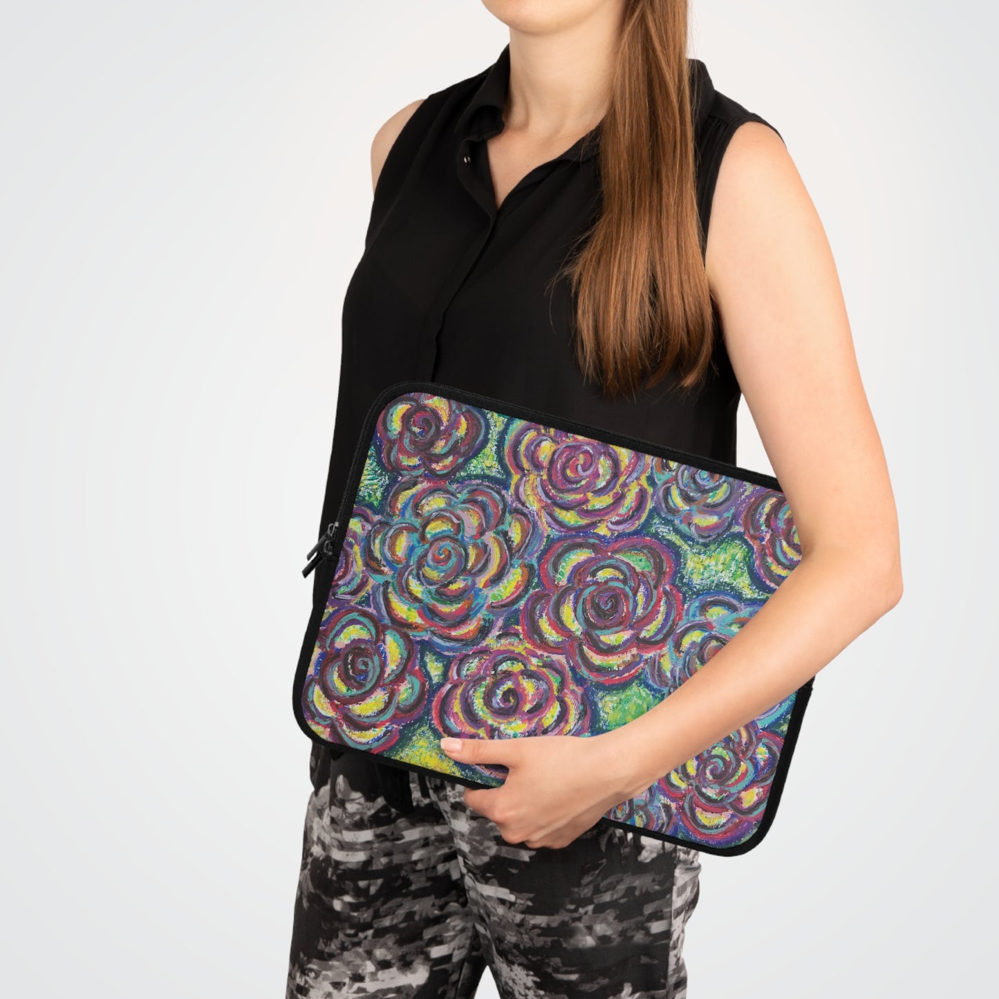 Art Laptop/Tablet Sleeve - Garden Roses