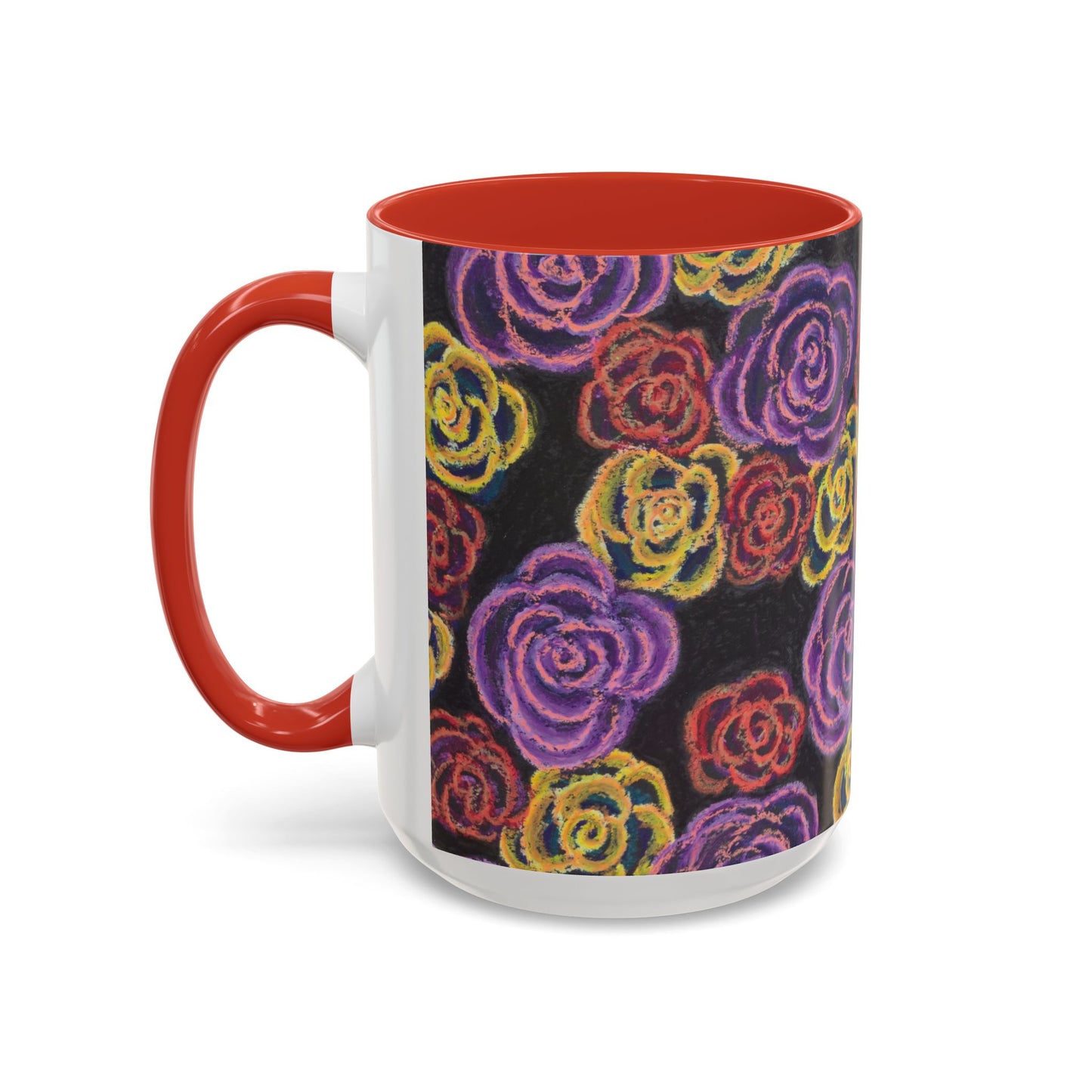 Art Accent Mug - Midnight Roses
