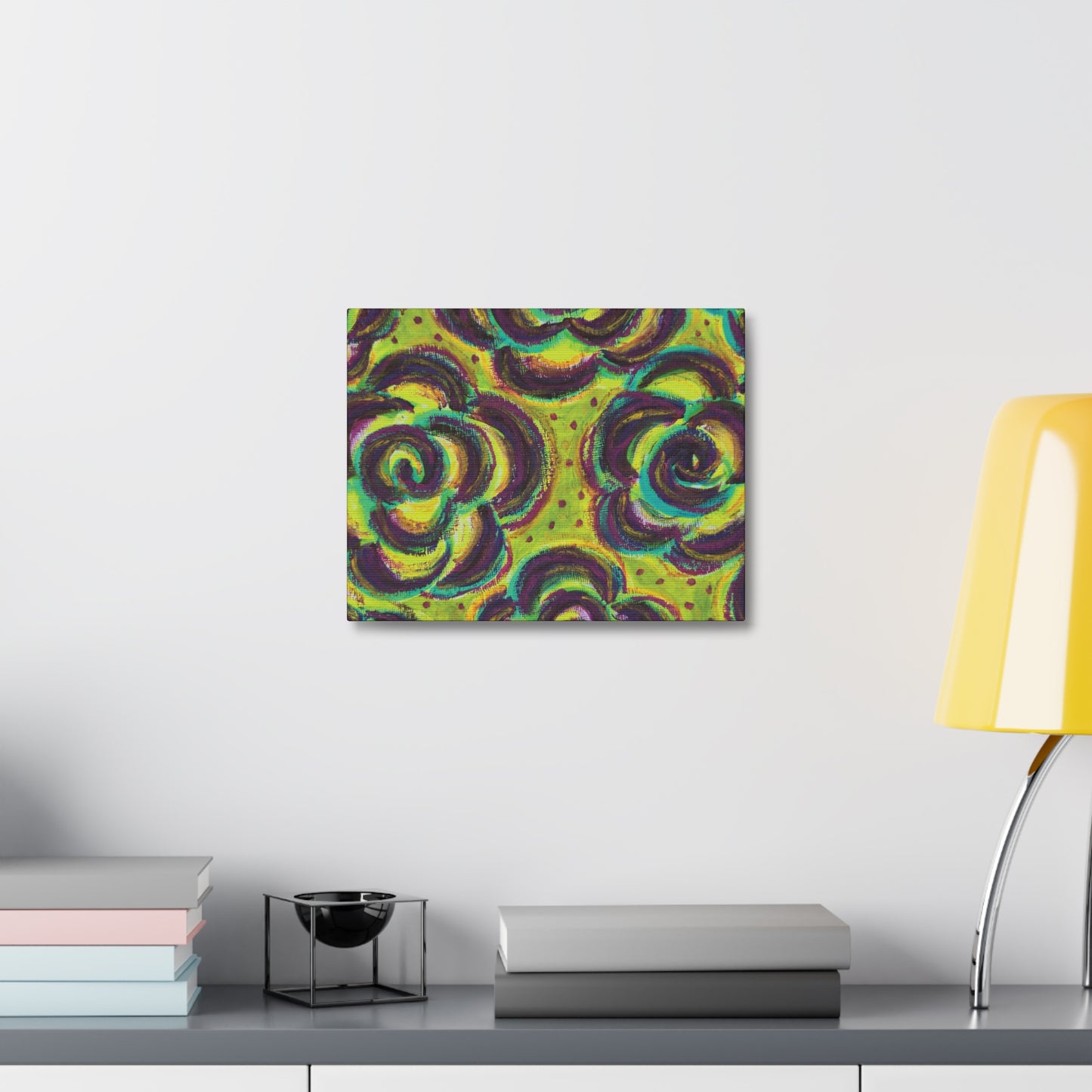 Art Canvas - Peridot Roses