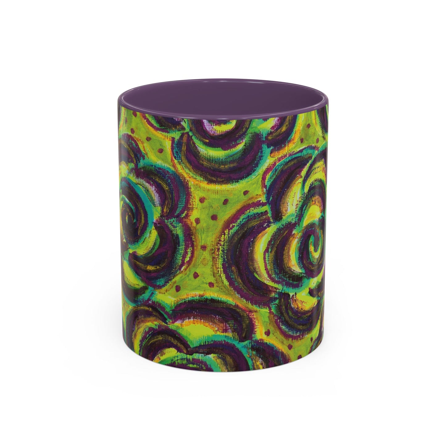 Art Accent Mug -  Peridot Roses