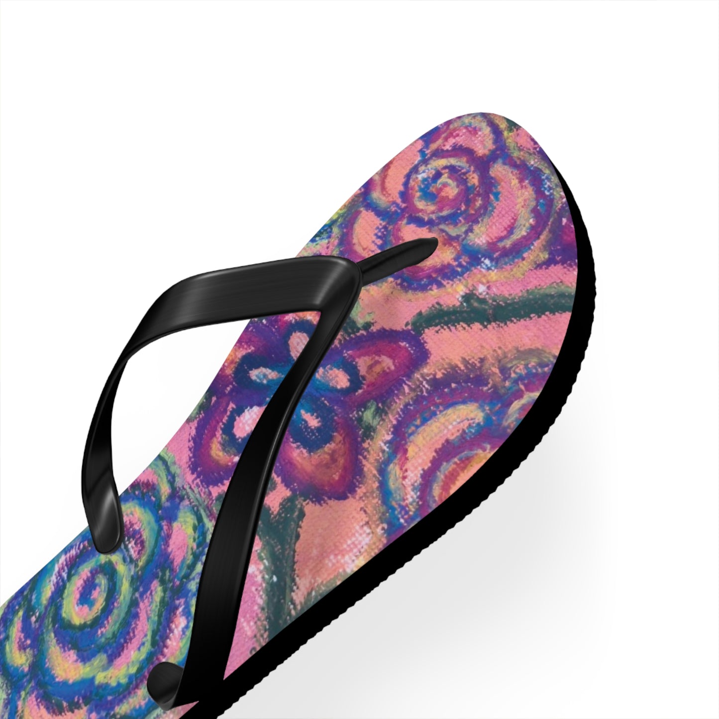 Art Flip Flops - Mystical Roses
