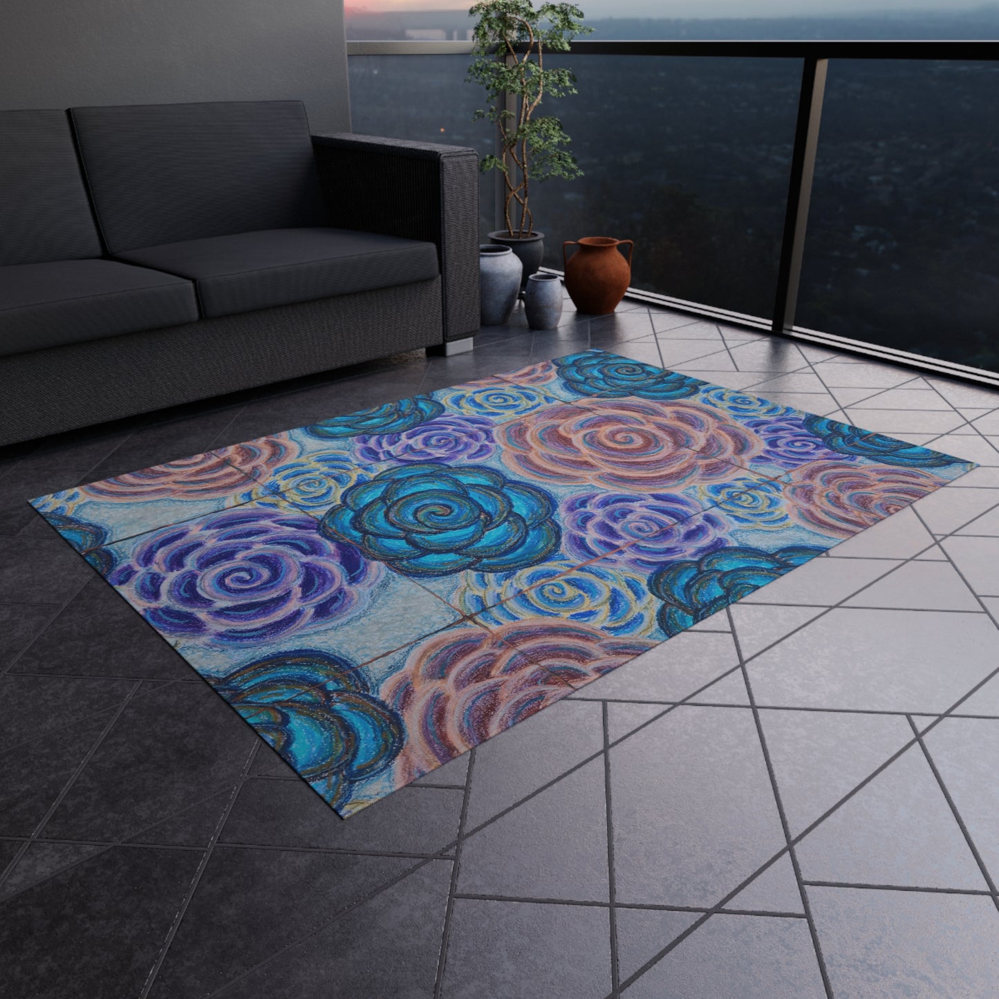 Art Rug - Hometown Roses