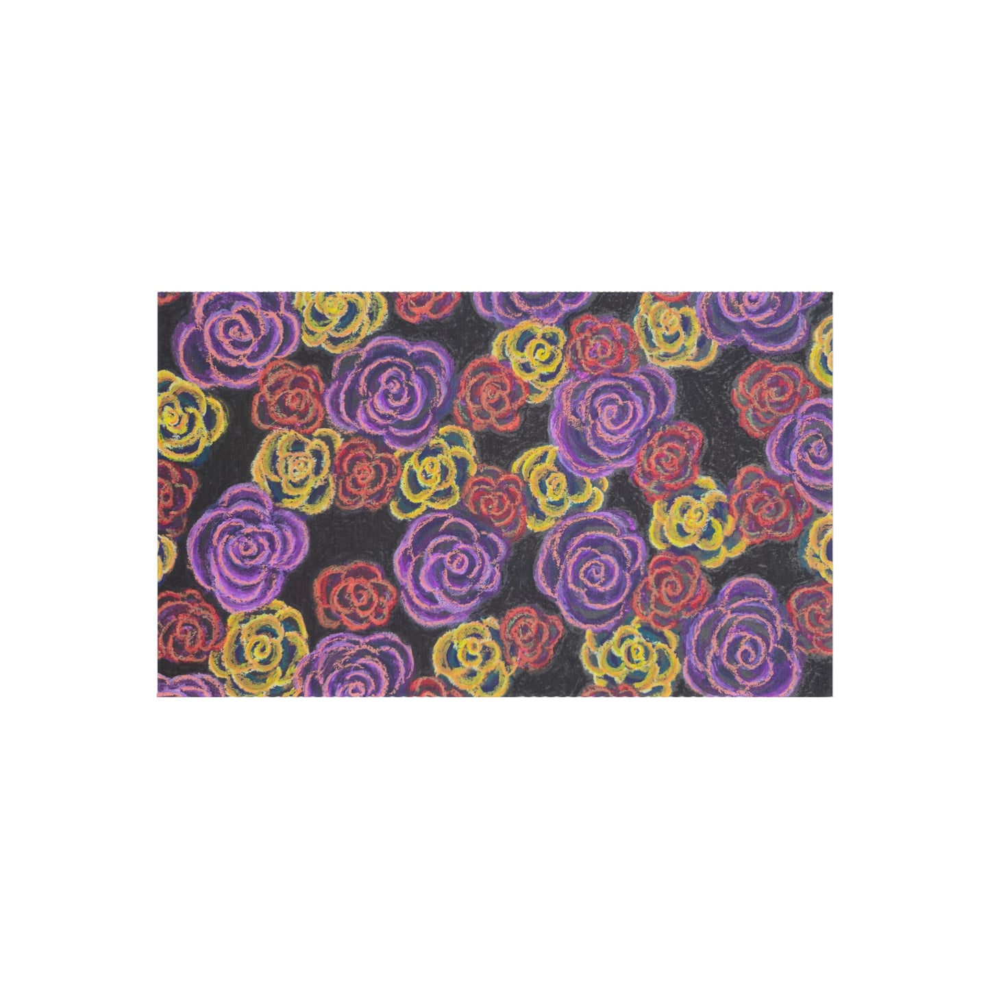 Art Rug - Midnight Roses