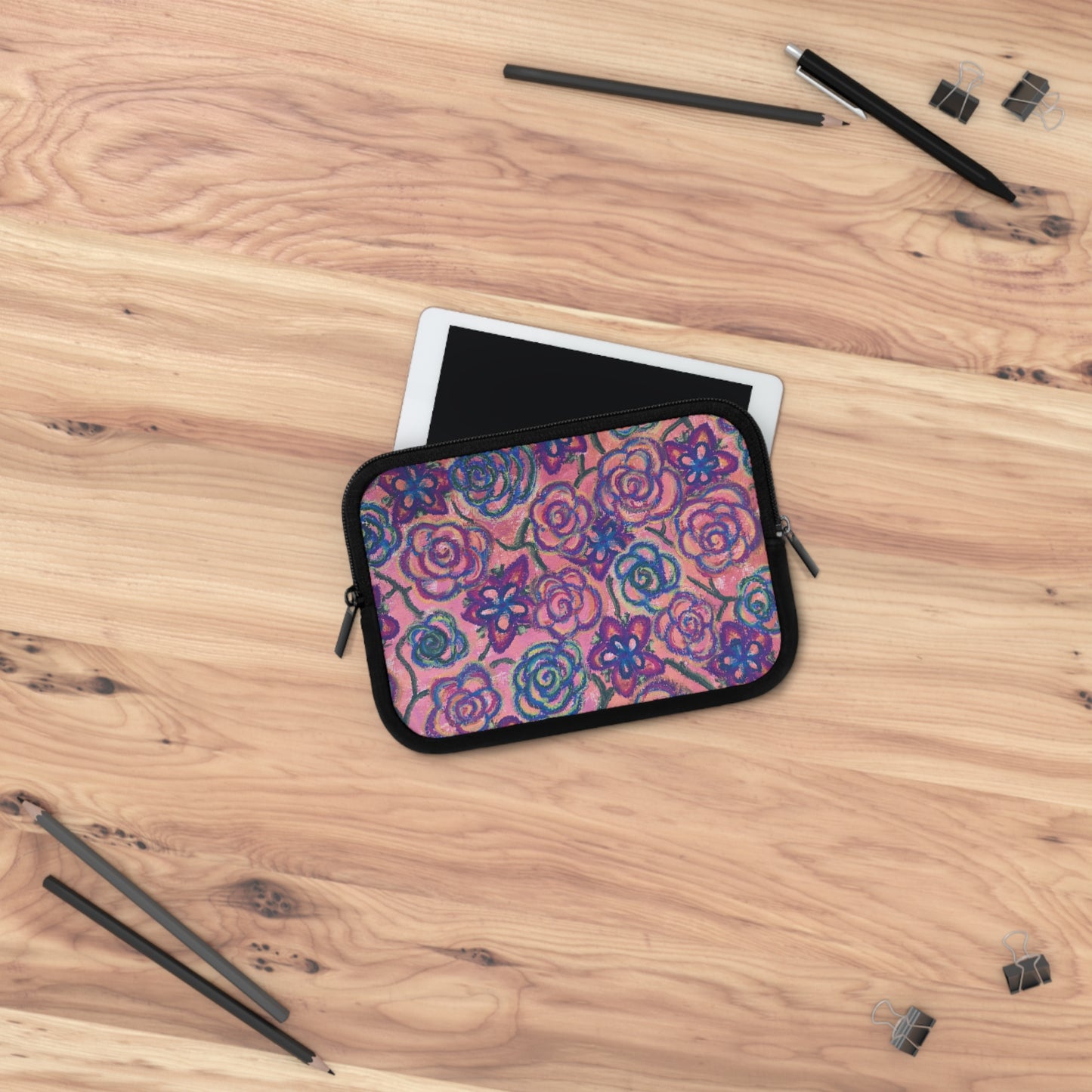 Art Laptop/Tablet Sleeve - Mystical Roses