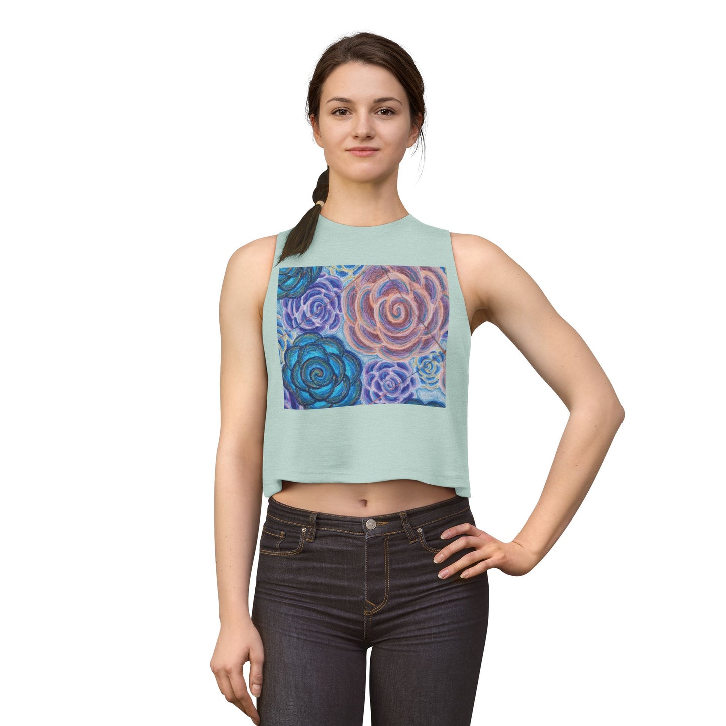 Art Women's Crop Top - Hometown Roses