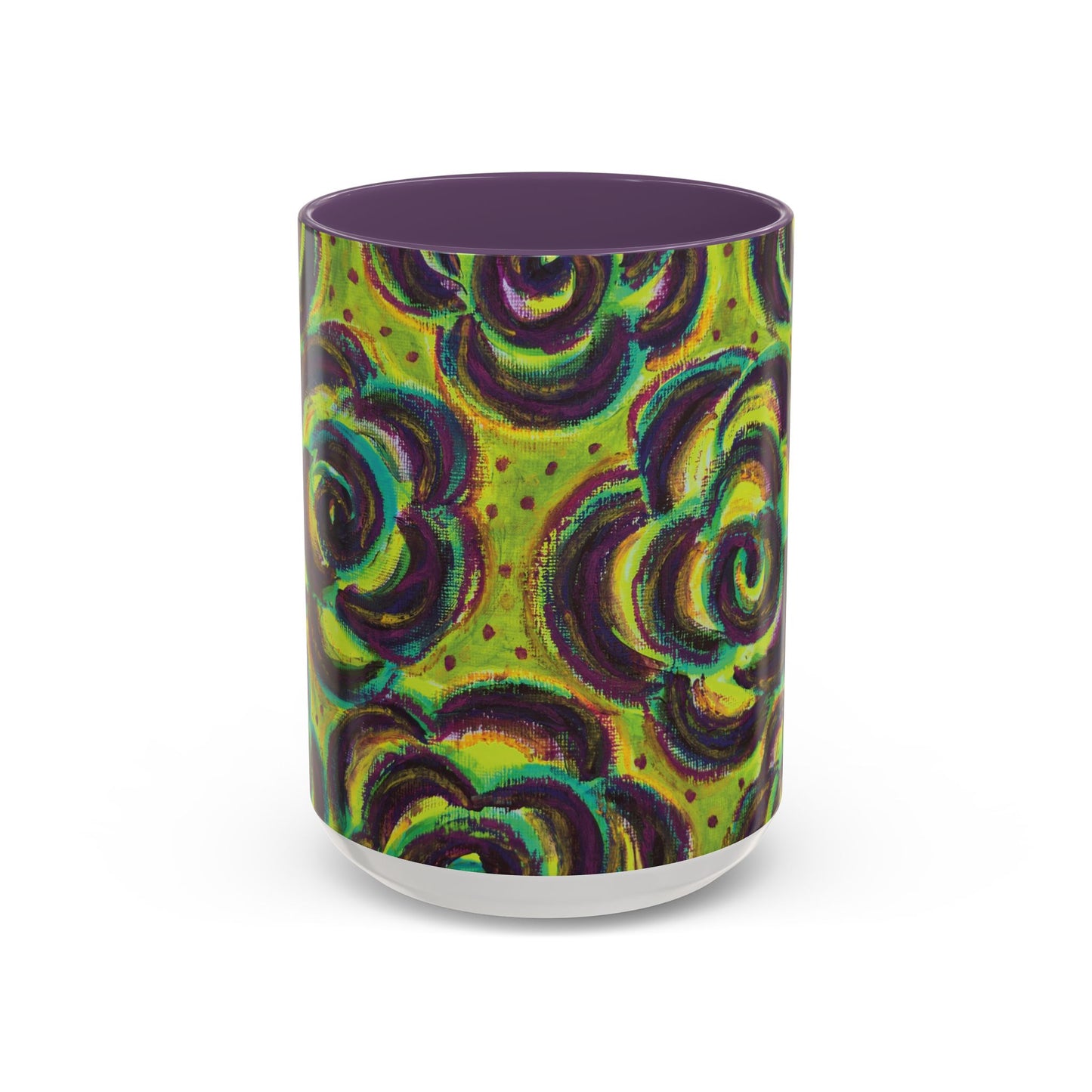 Art Accent Mug -  Peridot Roses