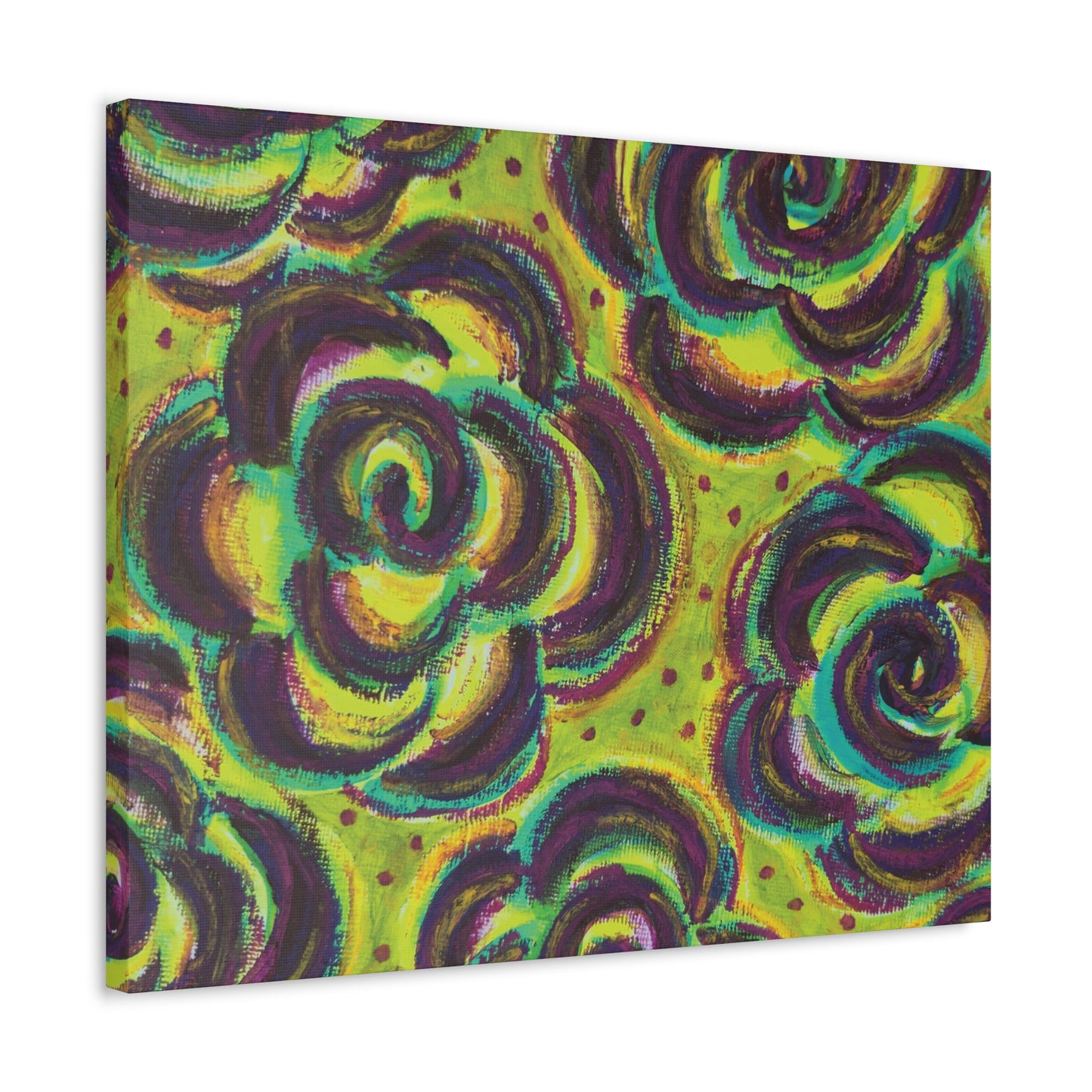 Art Canvas - Peridot Roses