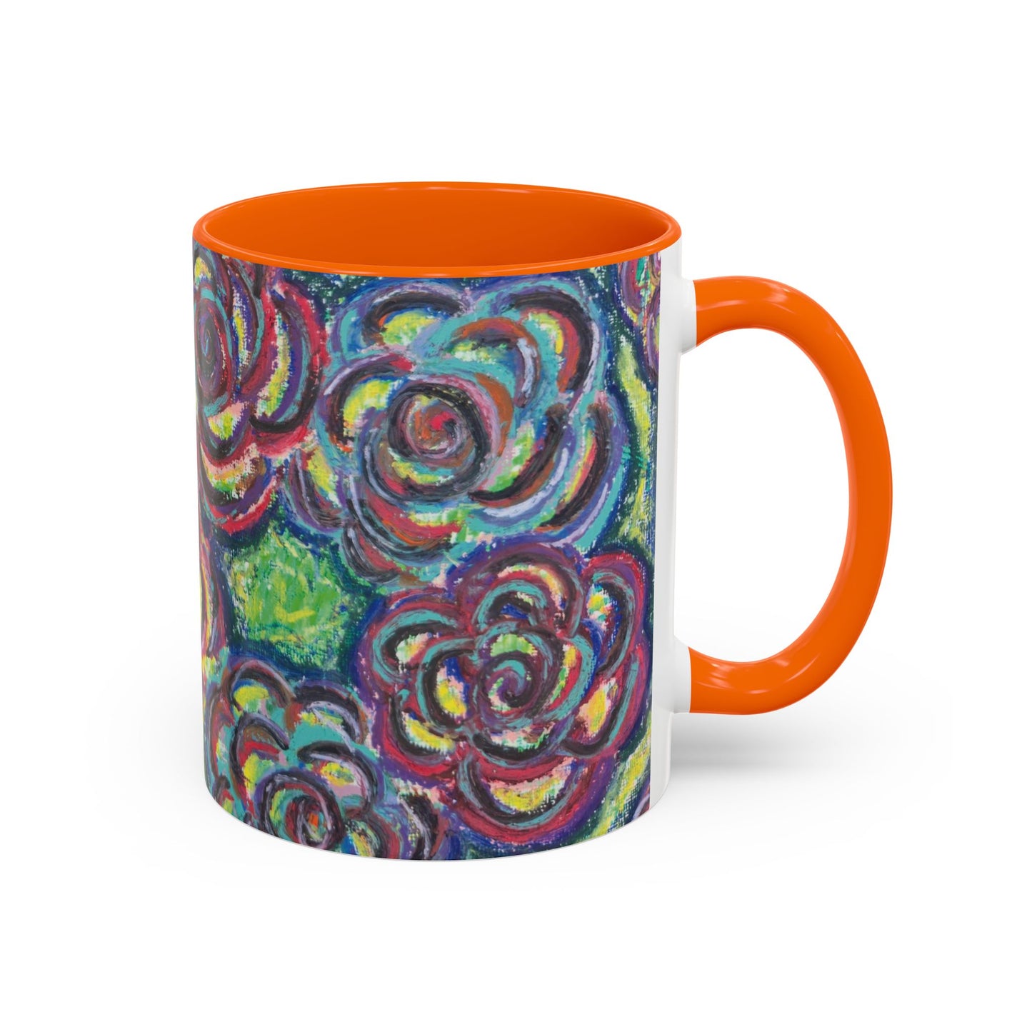 Art Accent Mug - Garden Roses