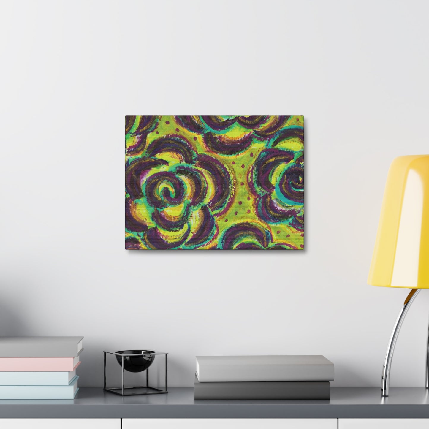 Art Canvas - Peridot Roses