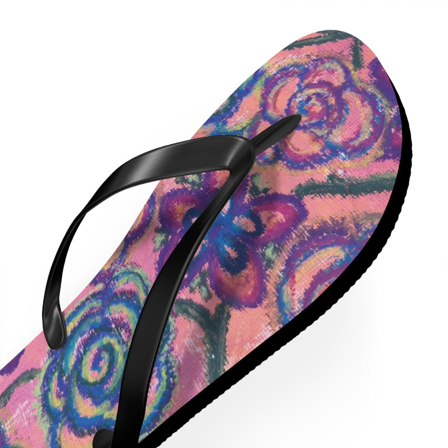 Art Flip Flops - Mystical Roses