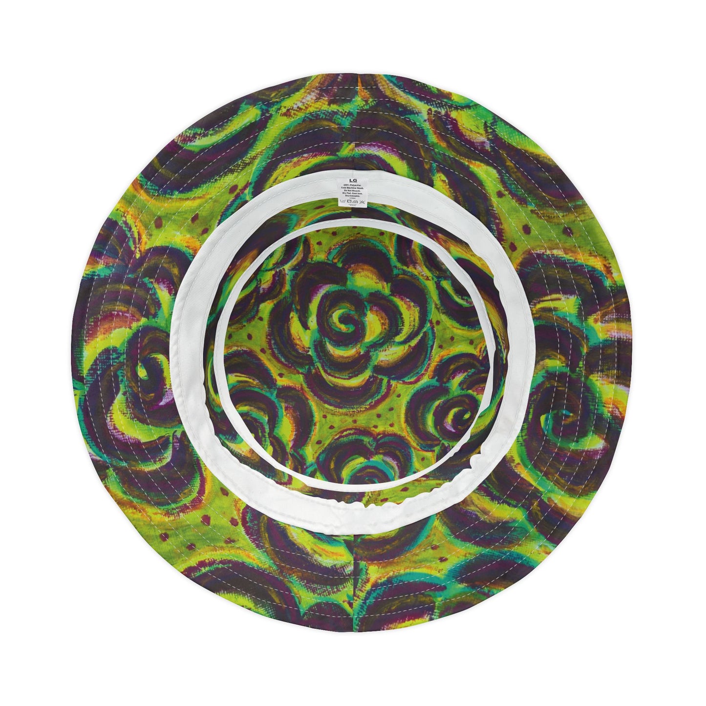 Art Bucket Hat - Peridot Roses
