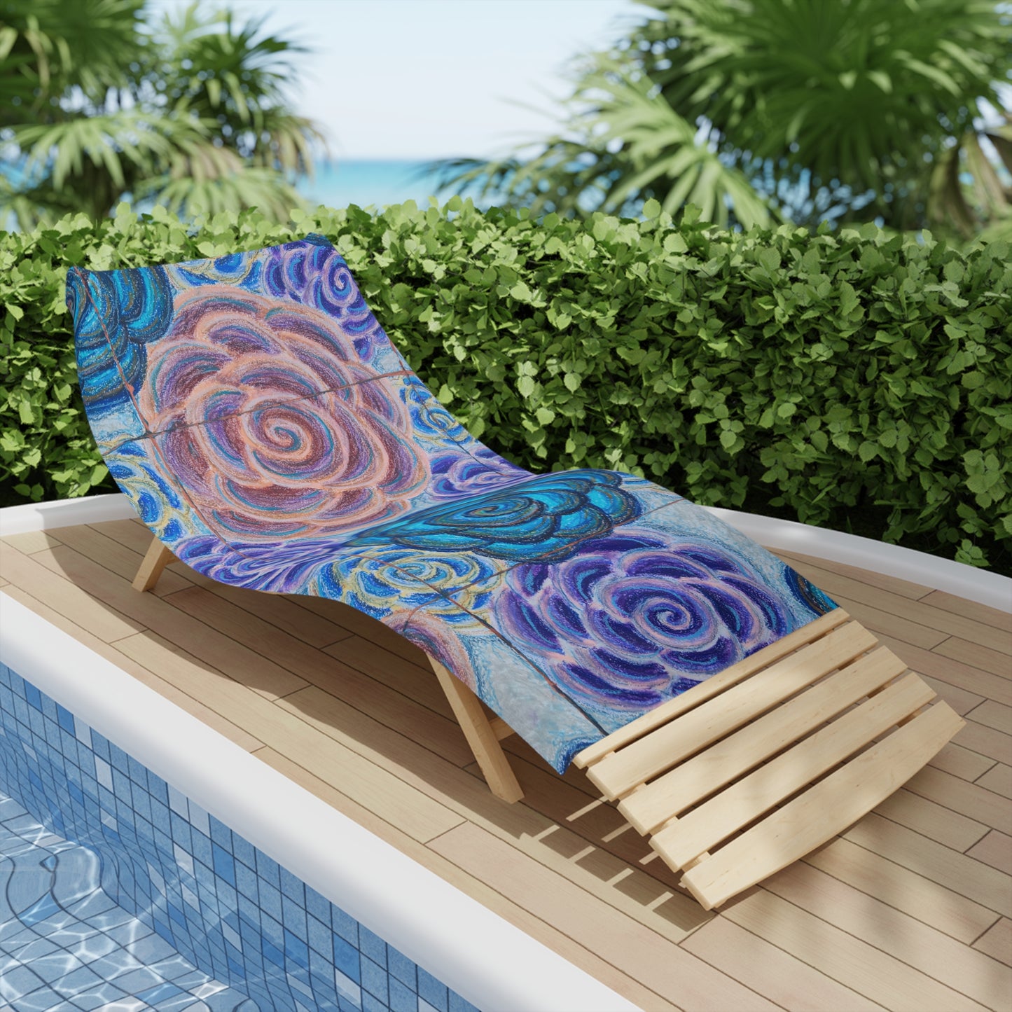 Art Beach Towel - Hometown Roses