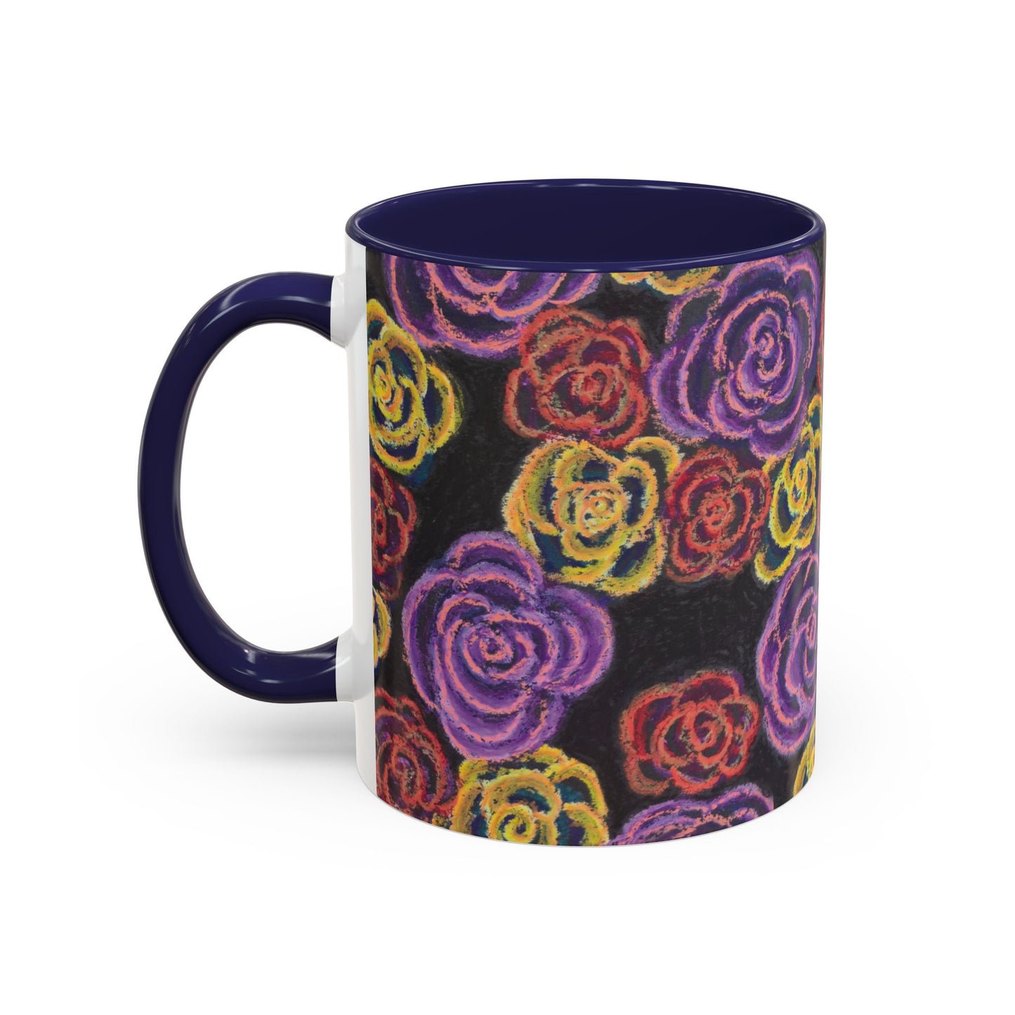 Art Accent Mug - Midnight Roses