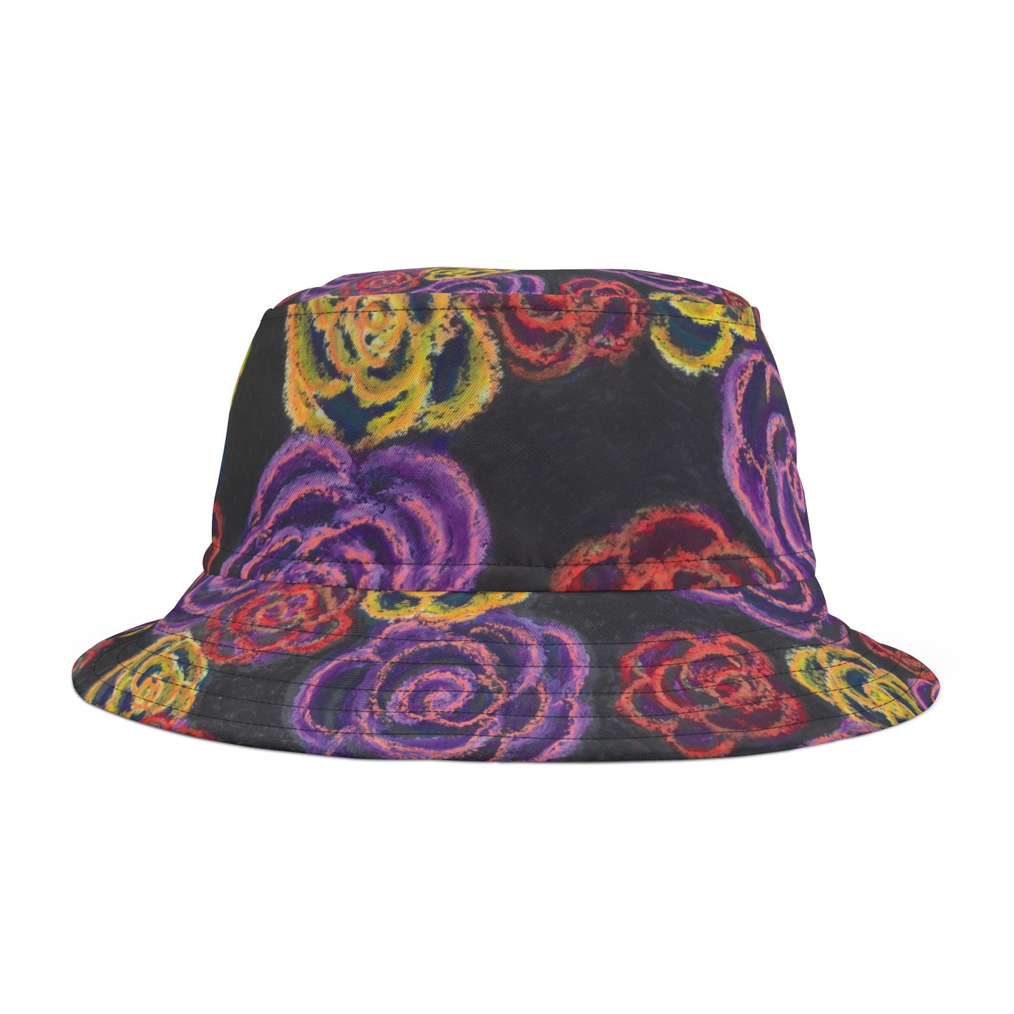 Art Bucket Hat - Midnight Roses