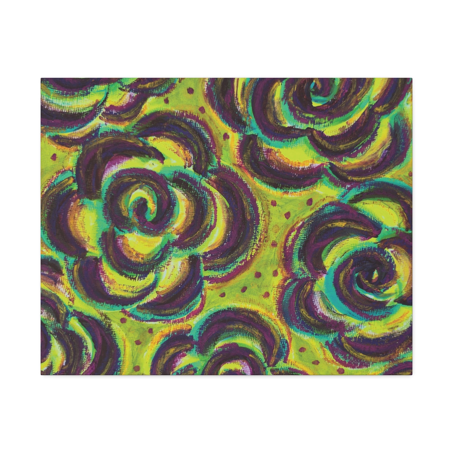 Art Canvas - Peridot Roses