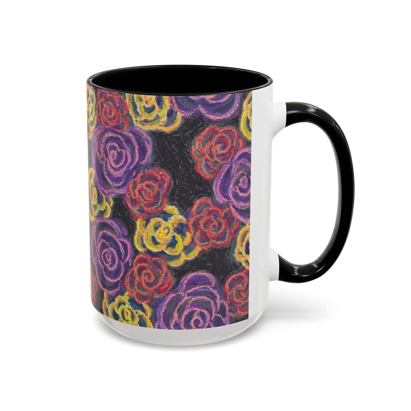 Art Accent Mug - Midnight Roses
