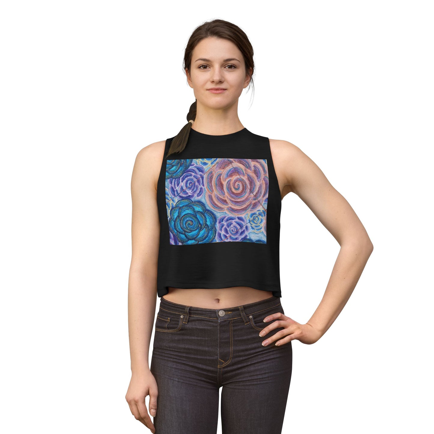 Art Women's Crop Top - Hometown Roses