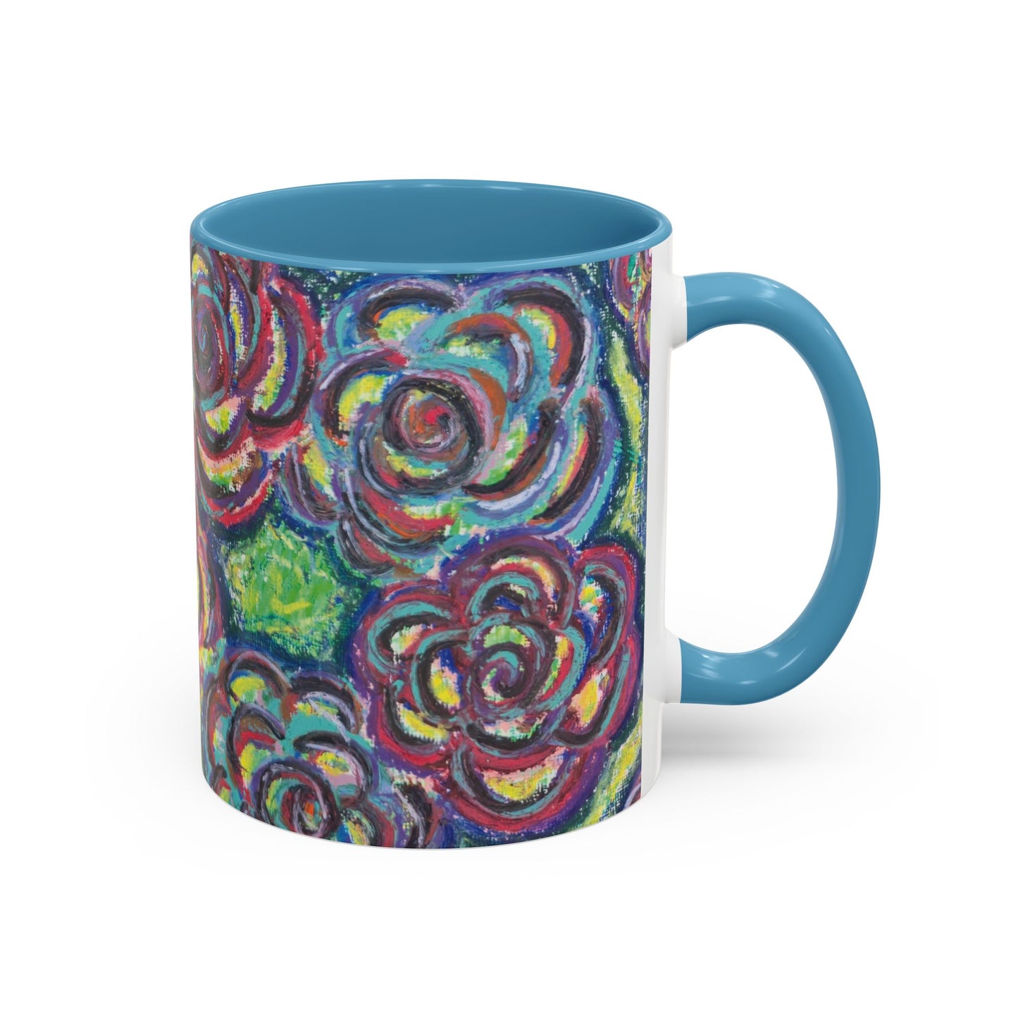 Art Accent Mug - Garden Roses