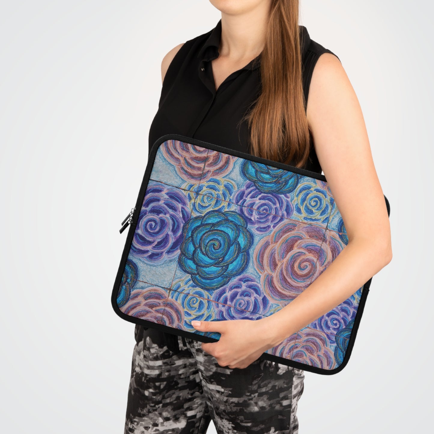Art Laptop/Tablet Sleeve - Hometown Roses