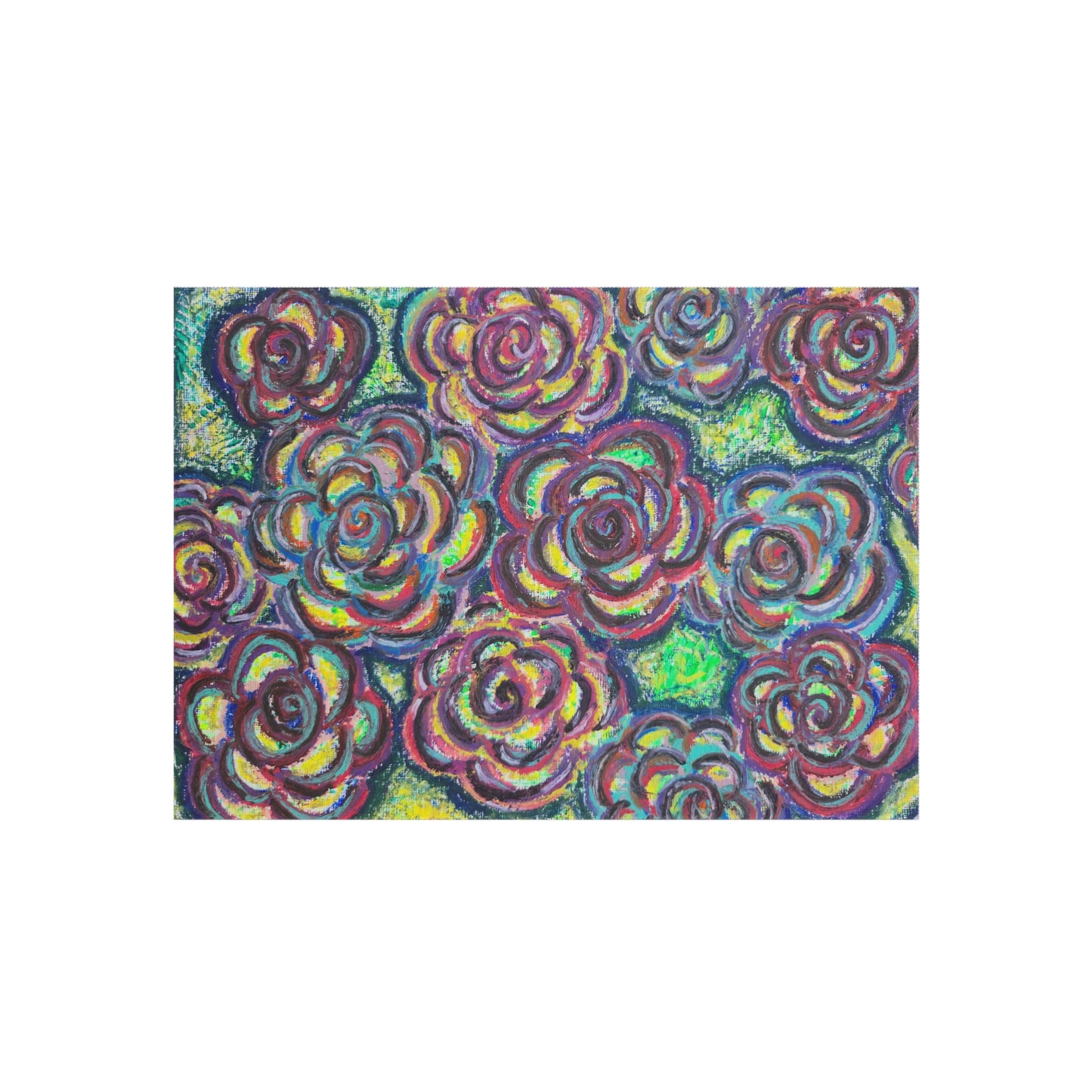 Art Rug - Garden Roses