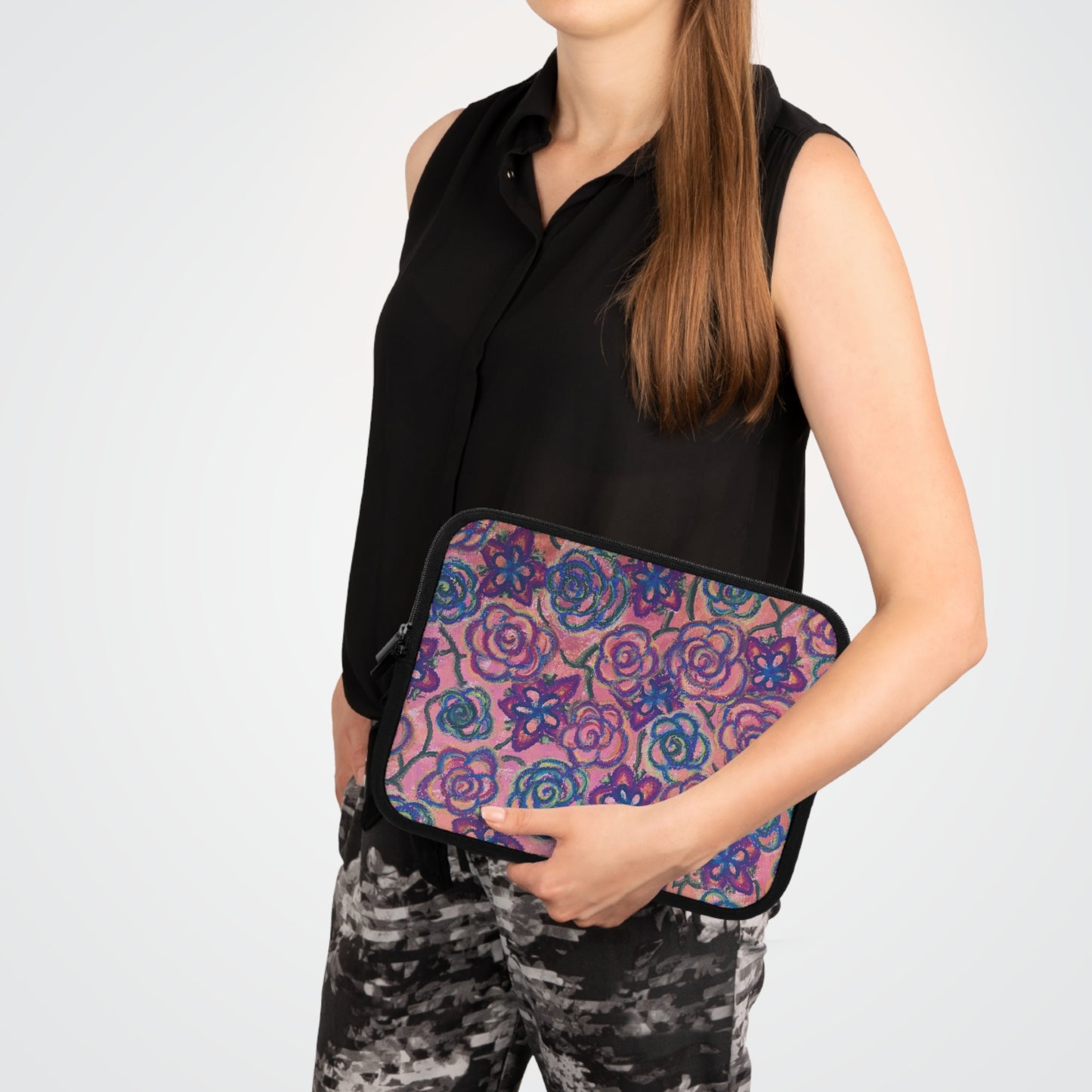Art Laptop/Tablet Sleeve - Mystical Roses