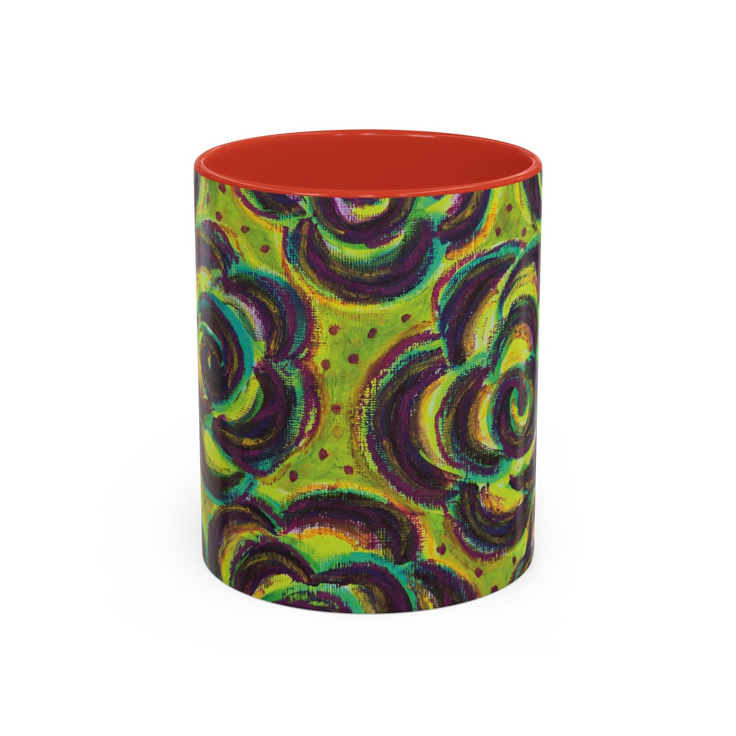 Art Accent Mug -  Peridot Roses