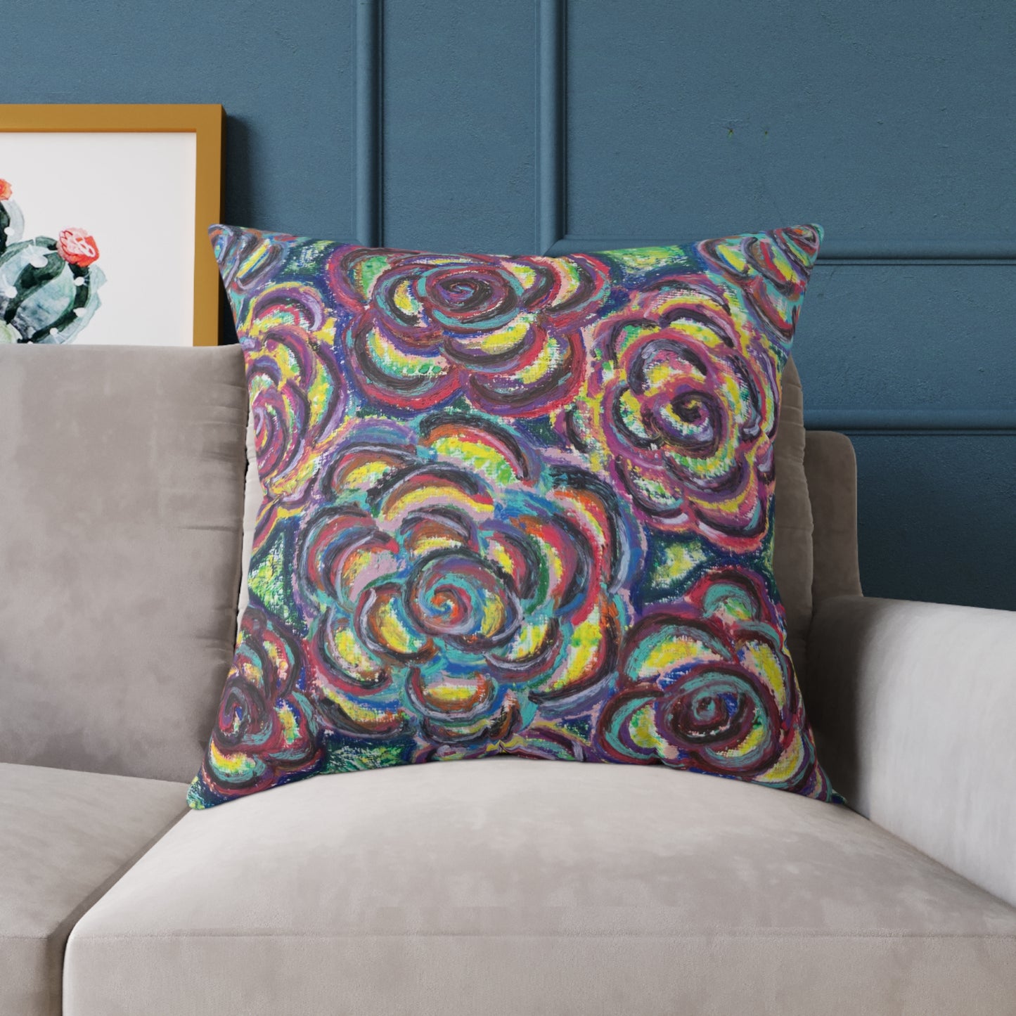Art Pillow - Garden Roses